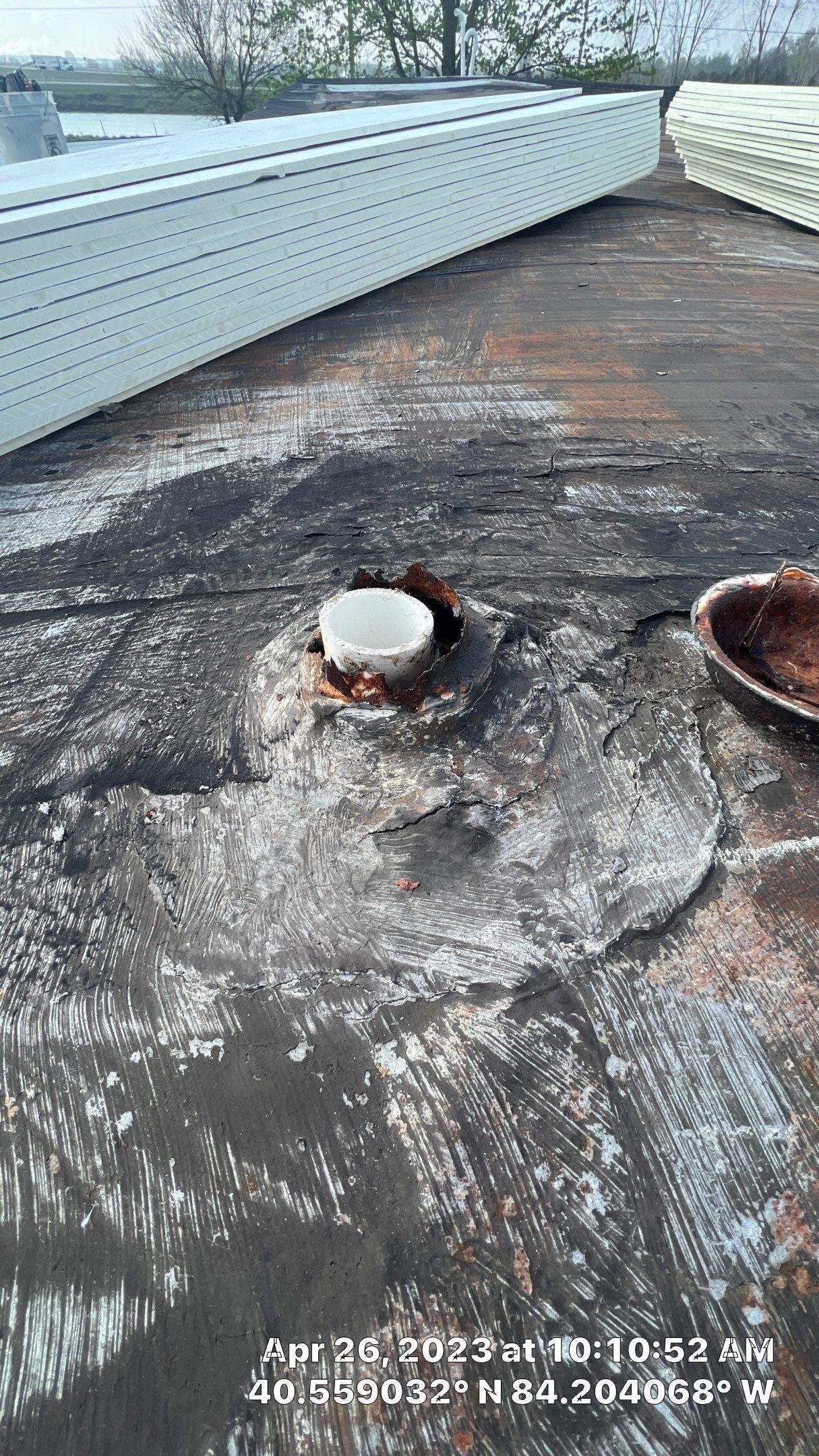 Residential Roofing Installation using 60 mil rubber roof  by Nitro Roofing and Construction