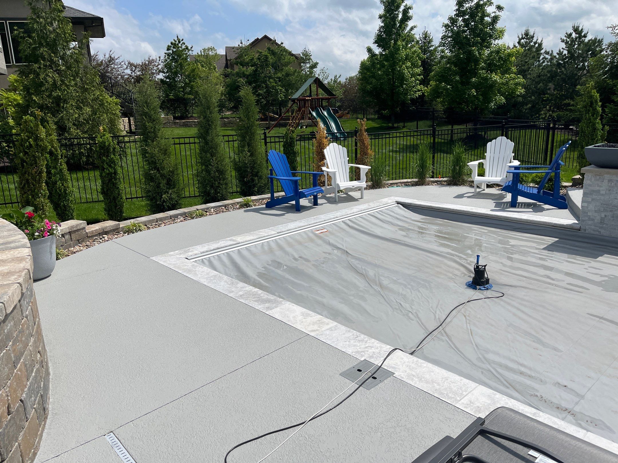 New Pool Overlay - Overland Park, KS by Big Red Decorative Concrete, LLC
