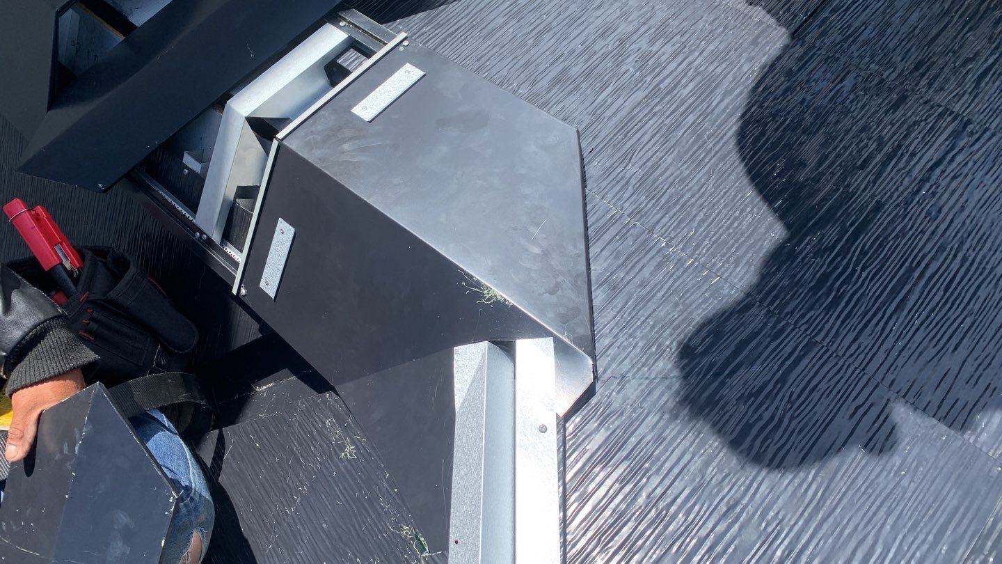 Tesla Solar Roof using Tesla Solar Roof V3 tiles by American Home Contractors