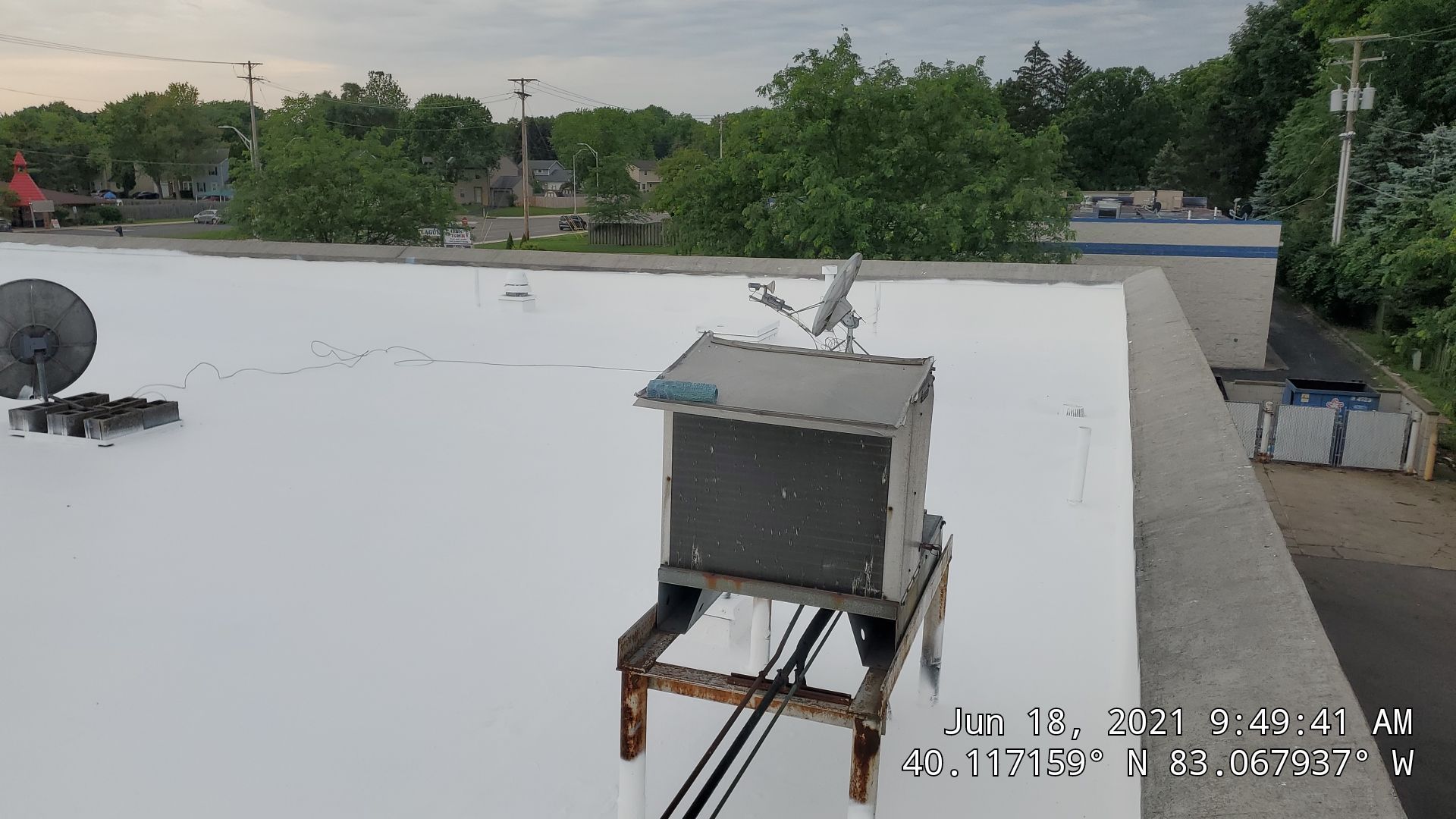 Fabric Reinforced Roof Coating by Gold Star Roofing LLC 