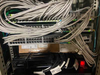 Structured cabling installation by CimaSolutions
