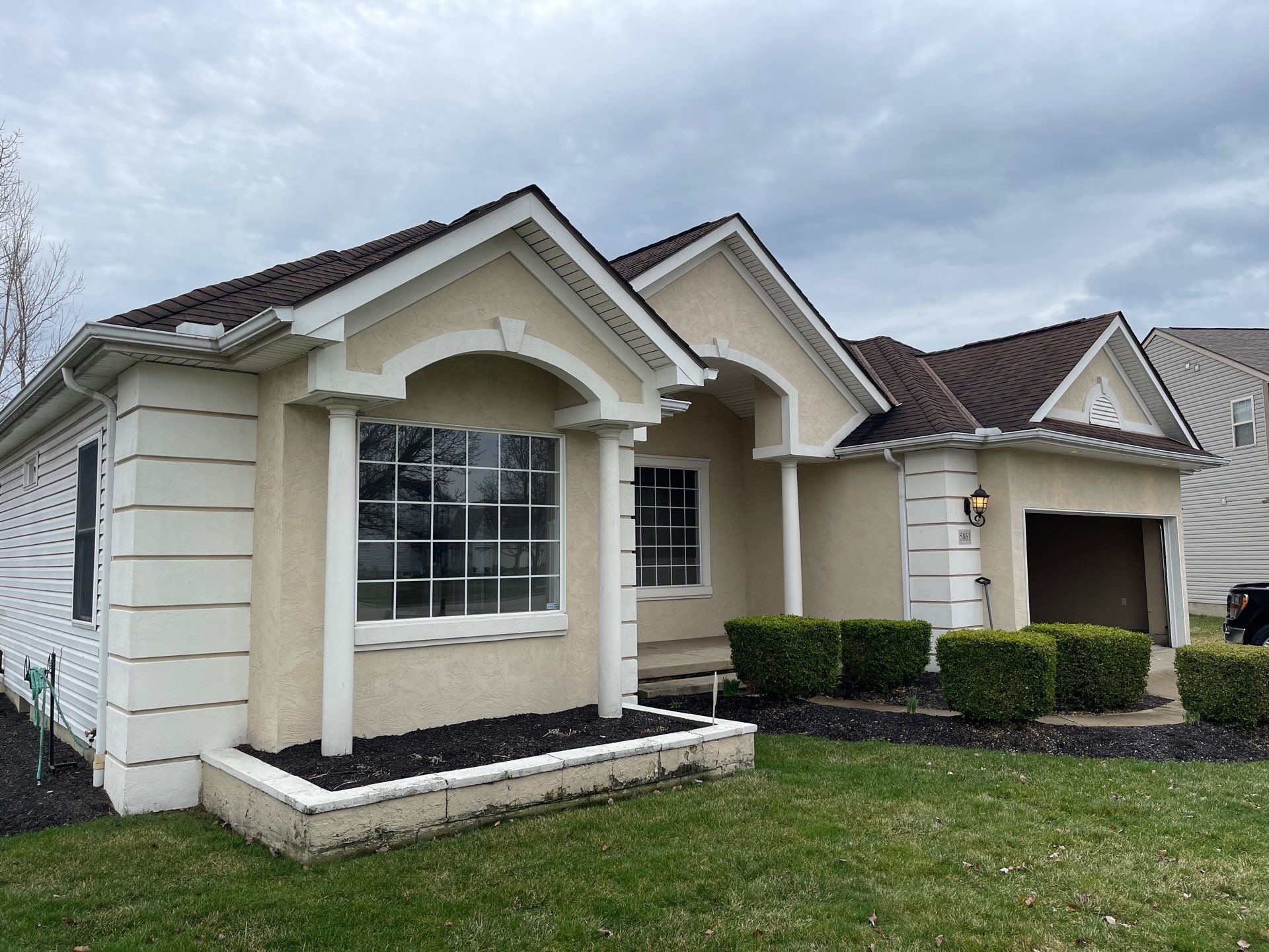 Residential Roofing Installation using IKO dimensional shingles by SOS Home Ohio 