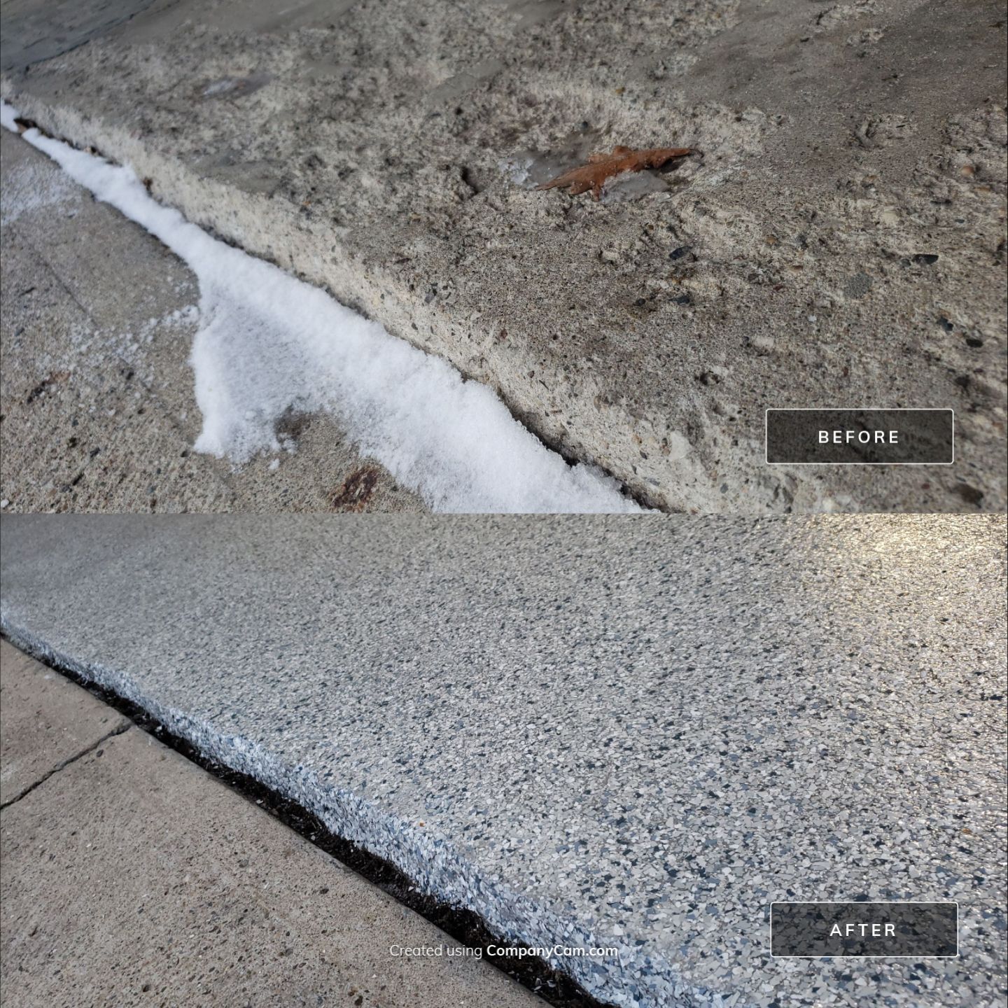 Pitting No More! by Revival Concrete Coatings, LLC