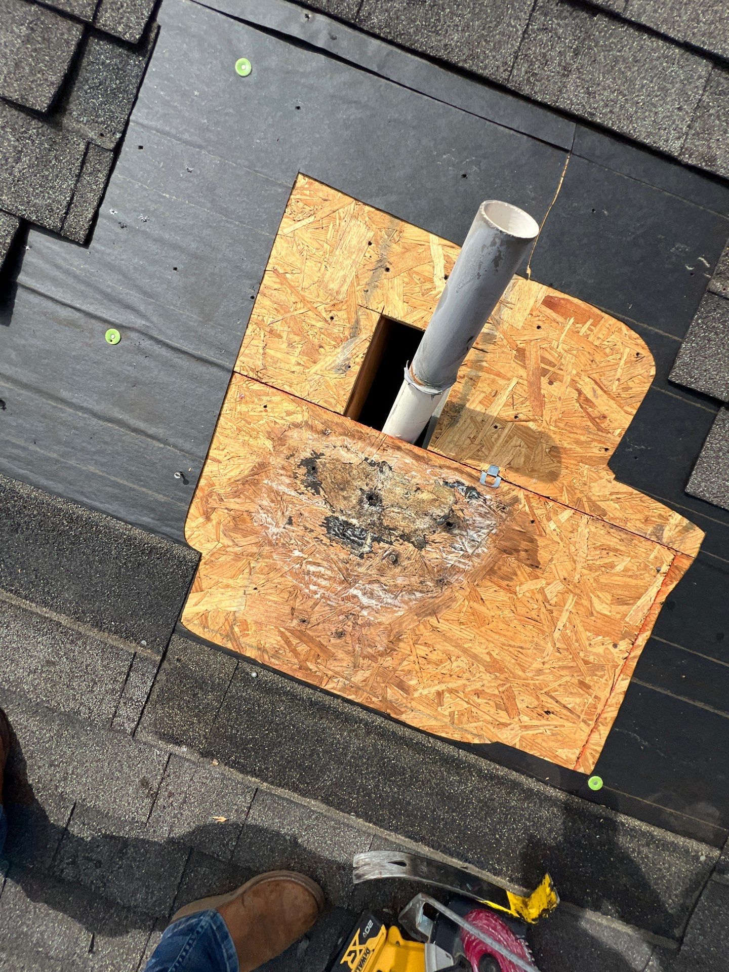 Hail Damage using Owen's Corning Duration (Lifetime) Shingles by Roof Repair Company