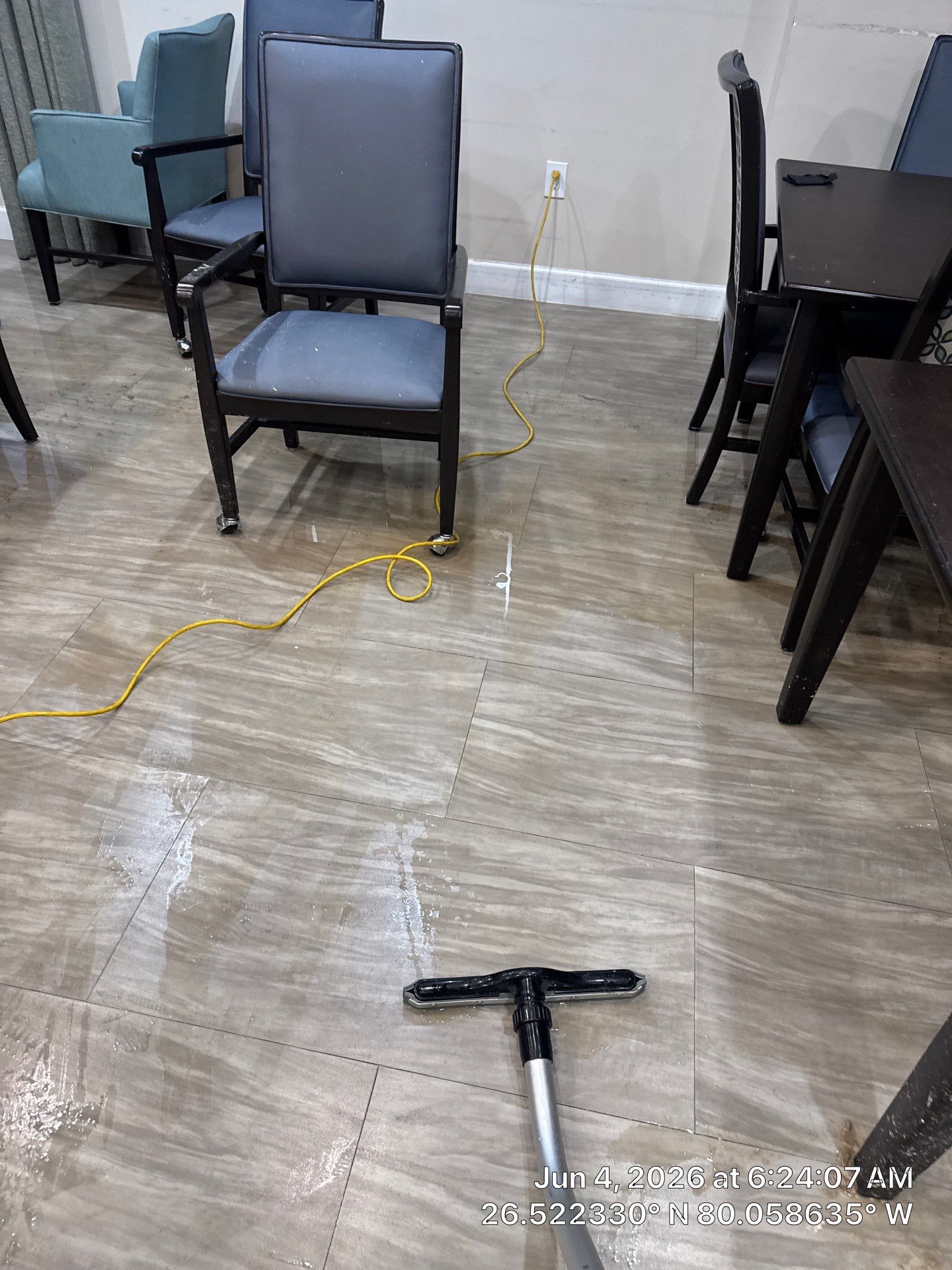 Commercial Water Damage Mitigation and Floor Drying in Boynton Beach by SuperClean