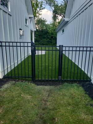 MI Development Homes Turf Side Yard in New Albany