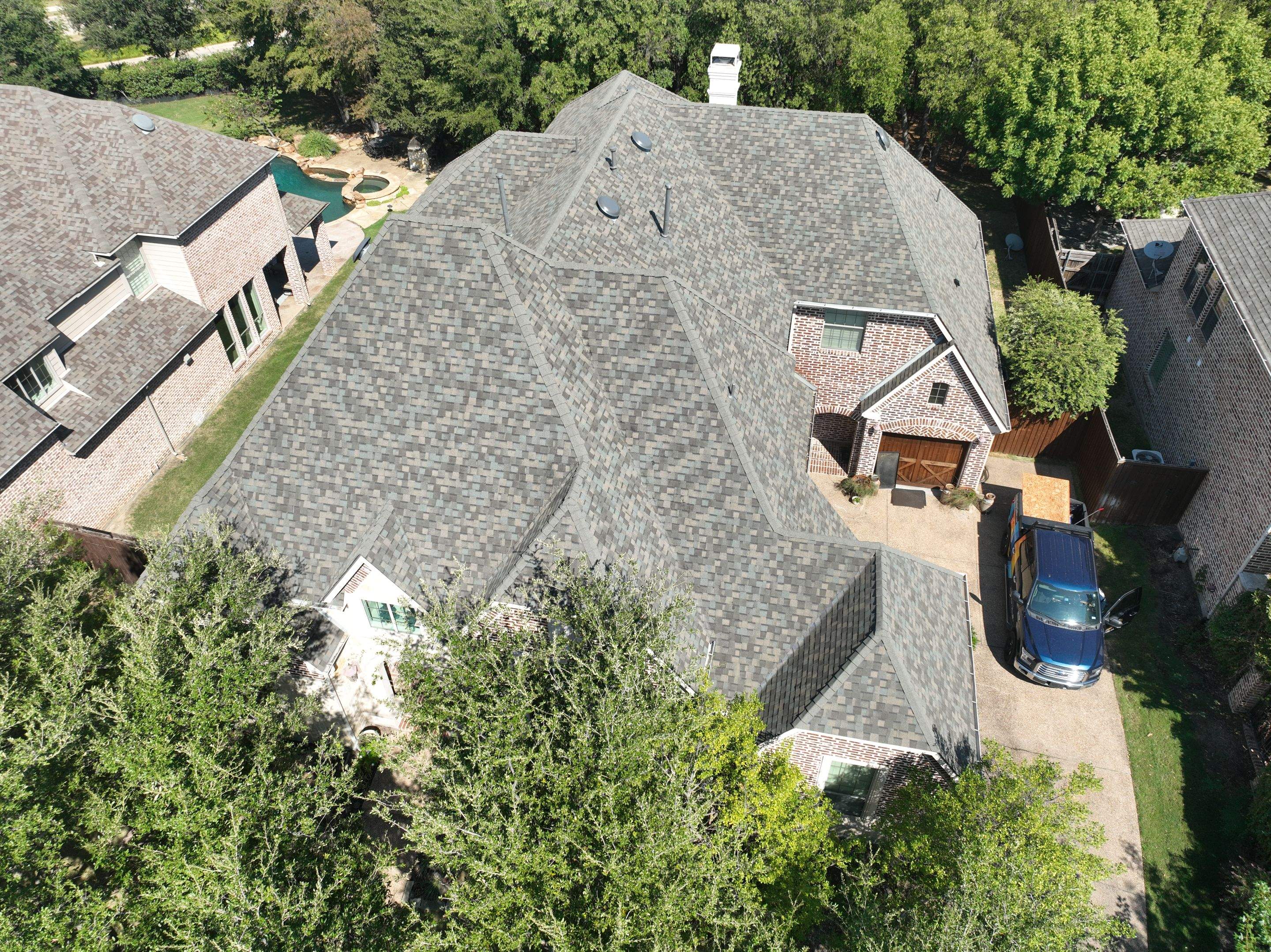 Residential Roofing Installation using CertainTeed Landmark MaxDef Weathered Wood by OneSource Roofing and Restoration