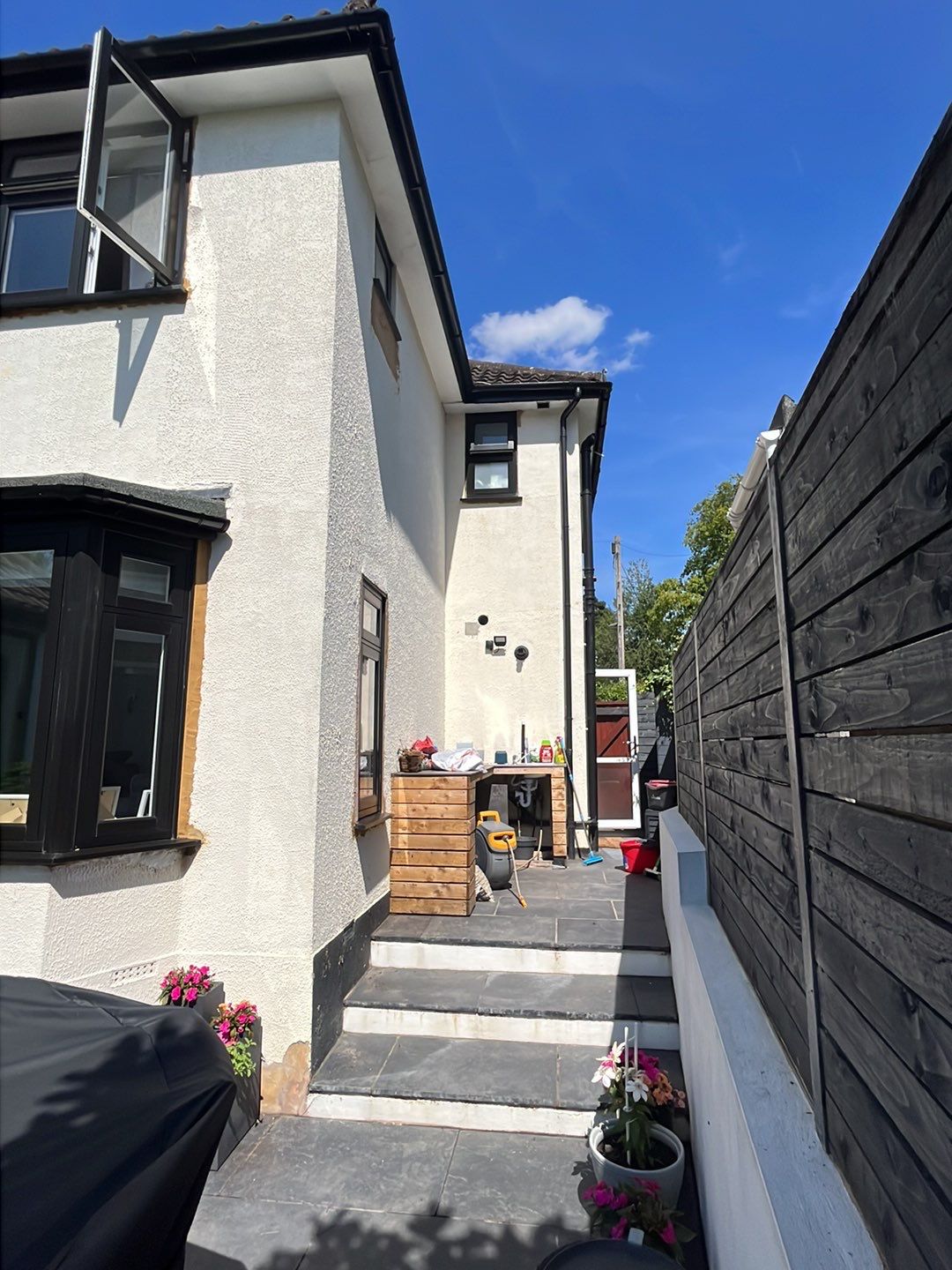 Roof Clean - Biocide Treatment using Honda 15lpm Low Pressure Washing Machine by Ges Exterior Cleaning ltd