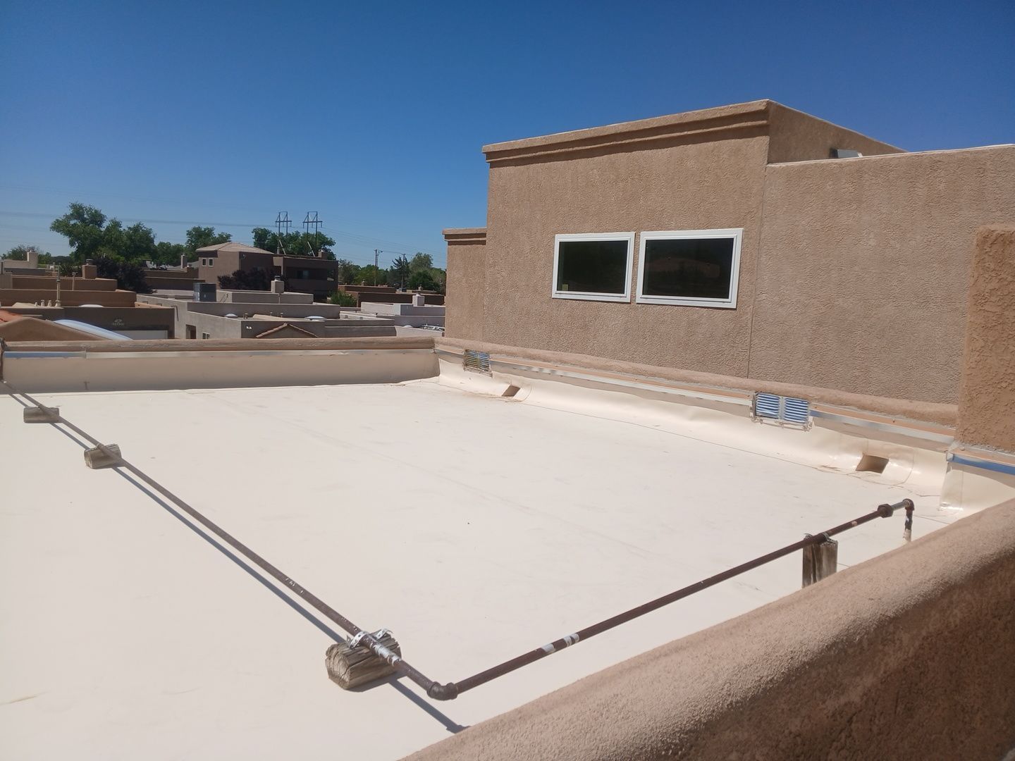 Albuquerque TPO Roof Replacement with Rigid Insulation and Skylights by Doyle Roof Masters Inc