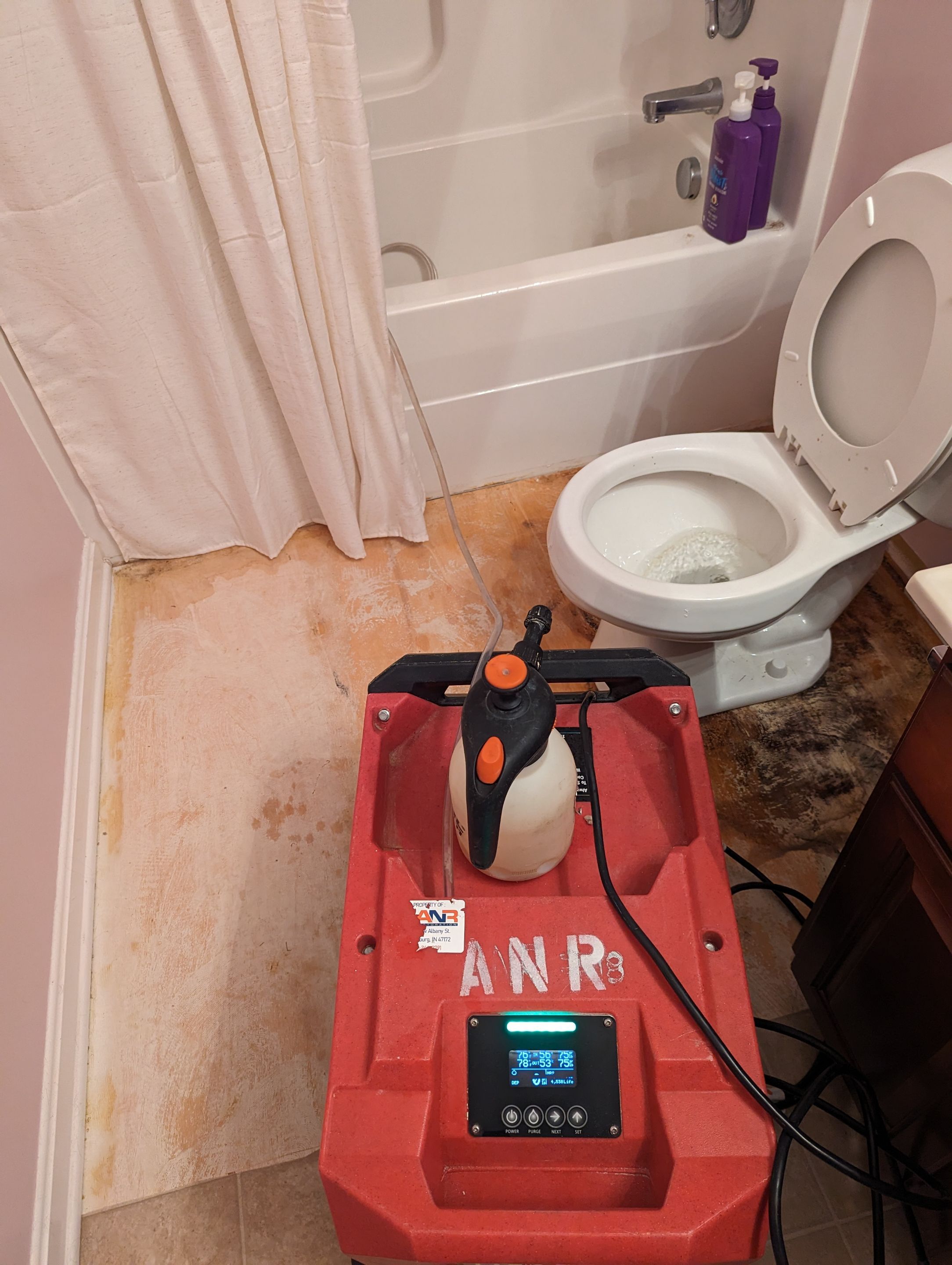Emergency Service Water Damage using Air Movers by ANR Restoration