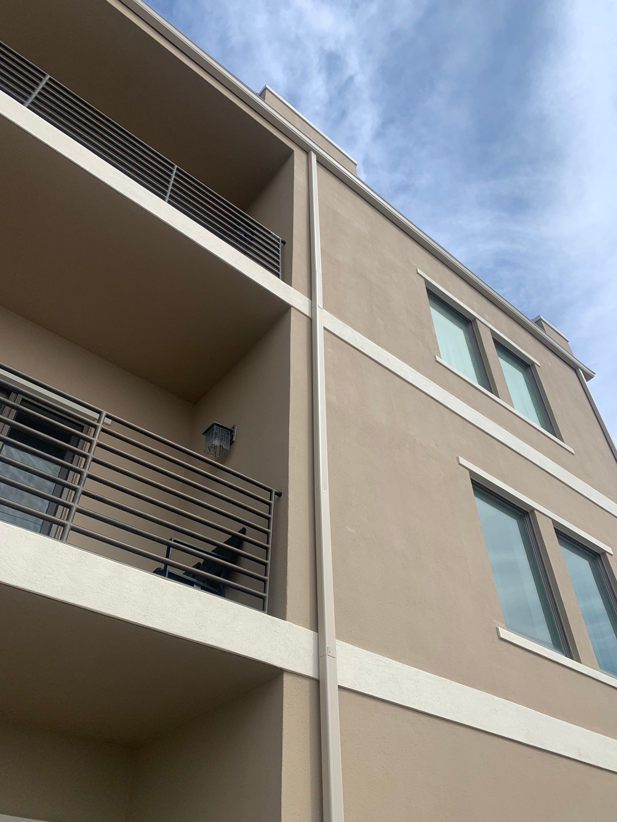 Gutter Installation using Wicker Color K-Style Gutters by Gutter Professors