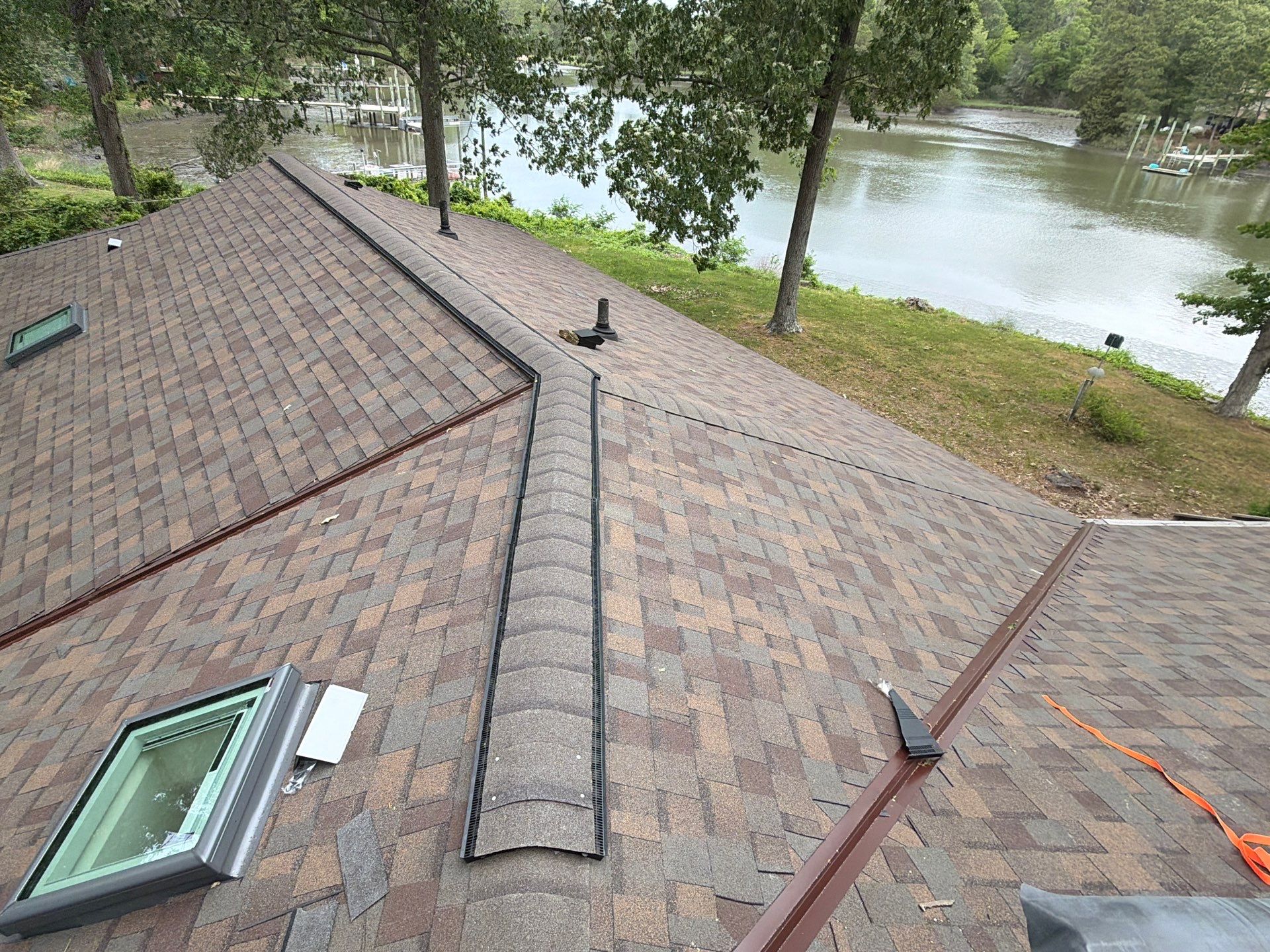 Waterfront Roof, Fascia, and Soffit Replacement in Gloucester Point by Cade Construction