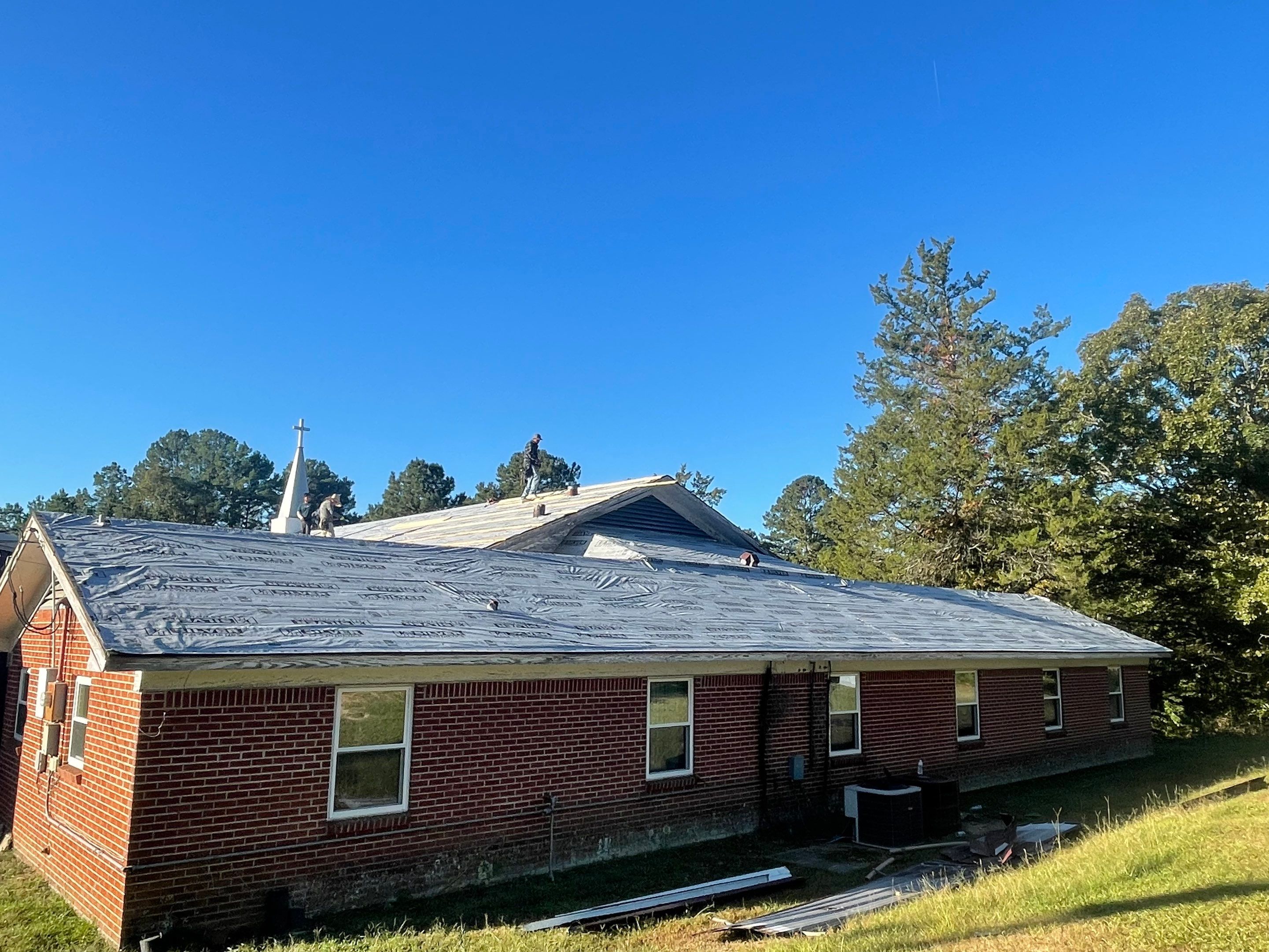 Residential Metal Roof Replacement using Reed's Metals: 26 GA. Colored Residential Metal Panels (Barn Red) by Hostetler Roofing