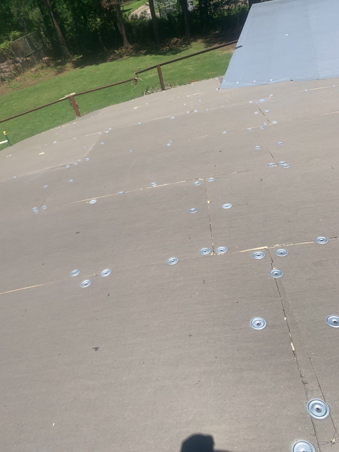 Commercial Roofing Installation using 50 mil PVC by Hostetler Roofing