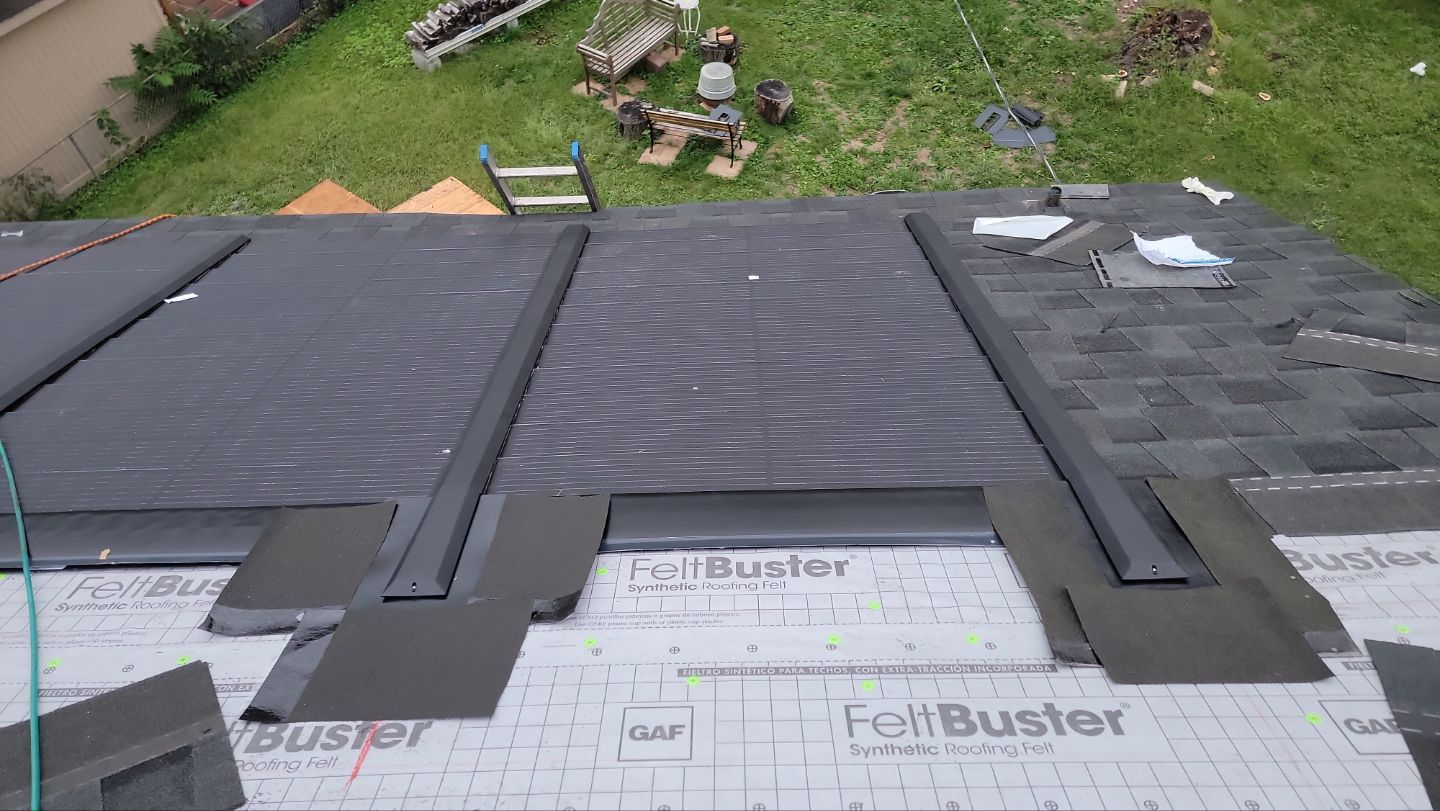 Roof and Solar Installation using GAF Timberline Solar HDZ by ExteriorPros
