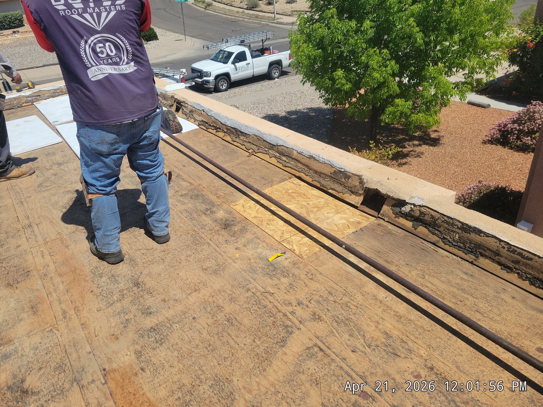 Albuquerque TPO Roof Replacement with Custom Decking and Parapet Repairs by Doyle Roof Masters Inc