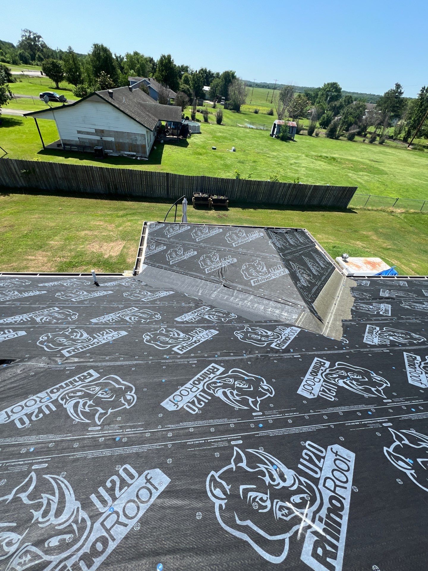 Roof replacement in Panama, OK by In & Out Construction & Remodeling, LLC