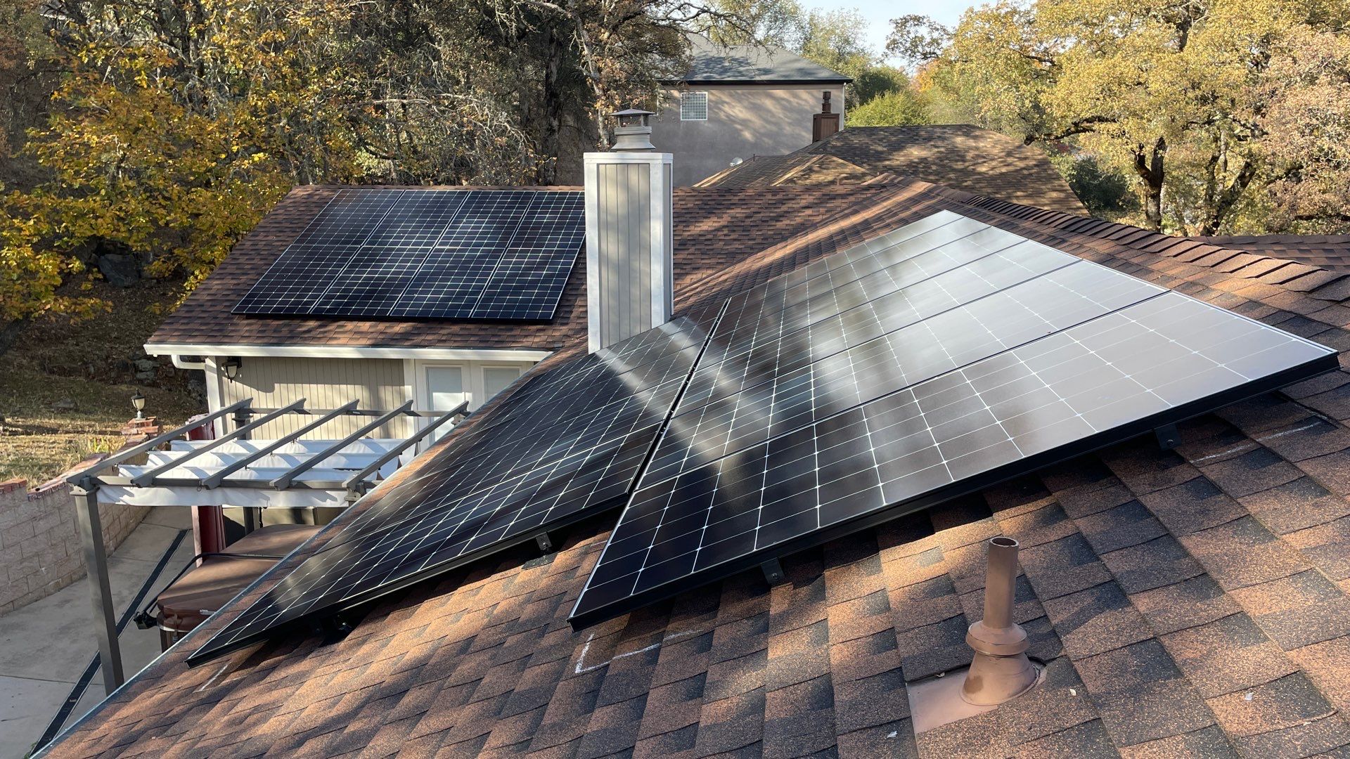 Solar Panel Installation using Solar Panels by Byers Enterprises 