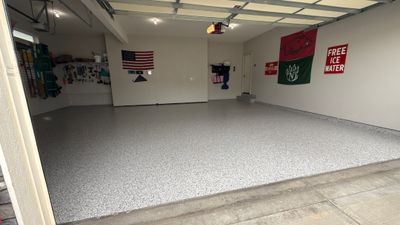Epoxy Garage Floor Coating Storage in Kansas City