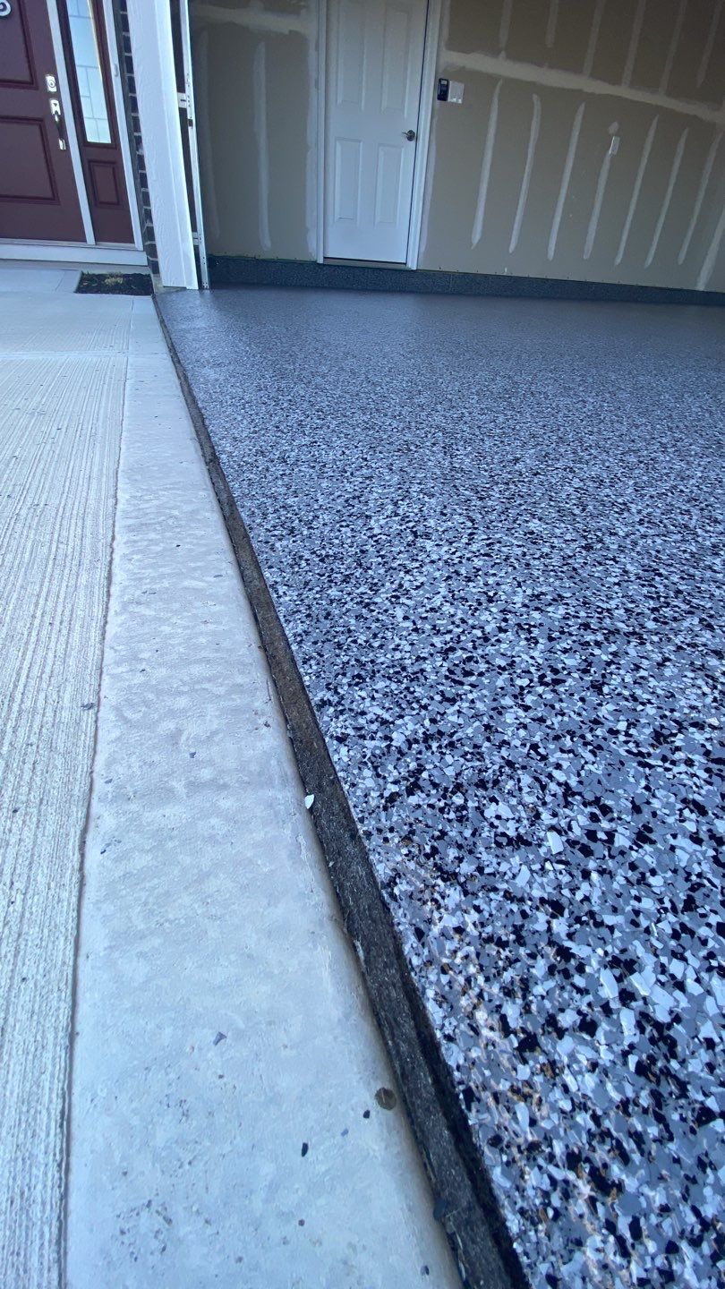 Garage Floor using Smoke by Your1DayFloor.com