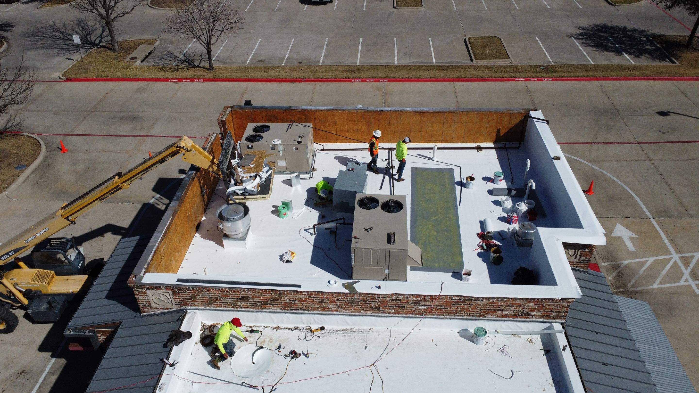 TPO Commercial Roofing Installation by 3:16 Roofing and Construction