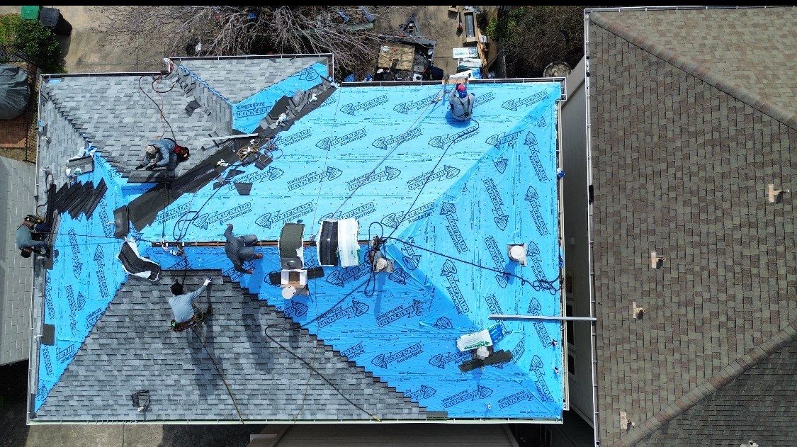 Three Story Roof Project in Houston by Roofing Technologies Unlimited