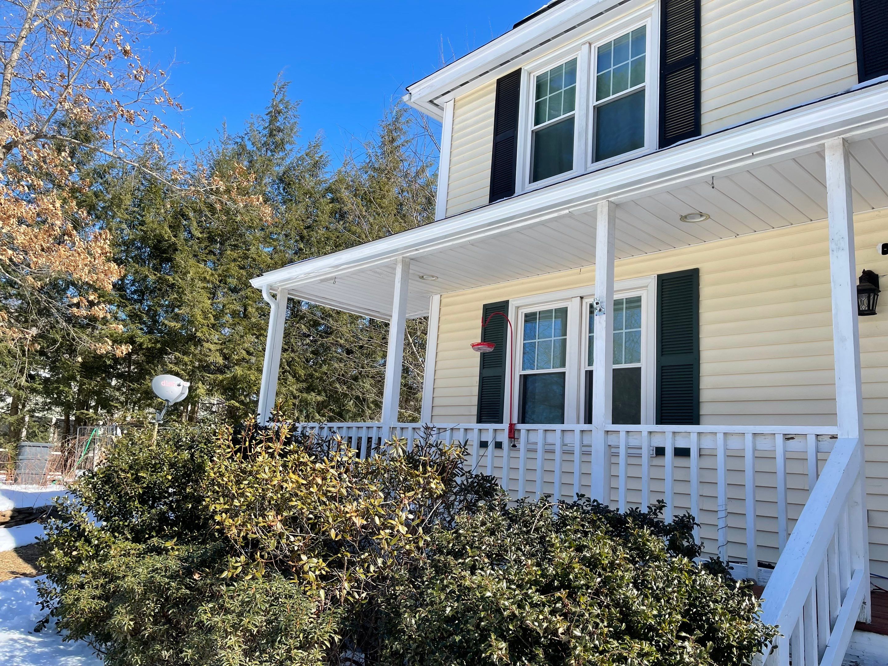  New White Gutter Installation  by Sensible Home Solutions