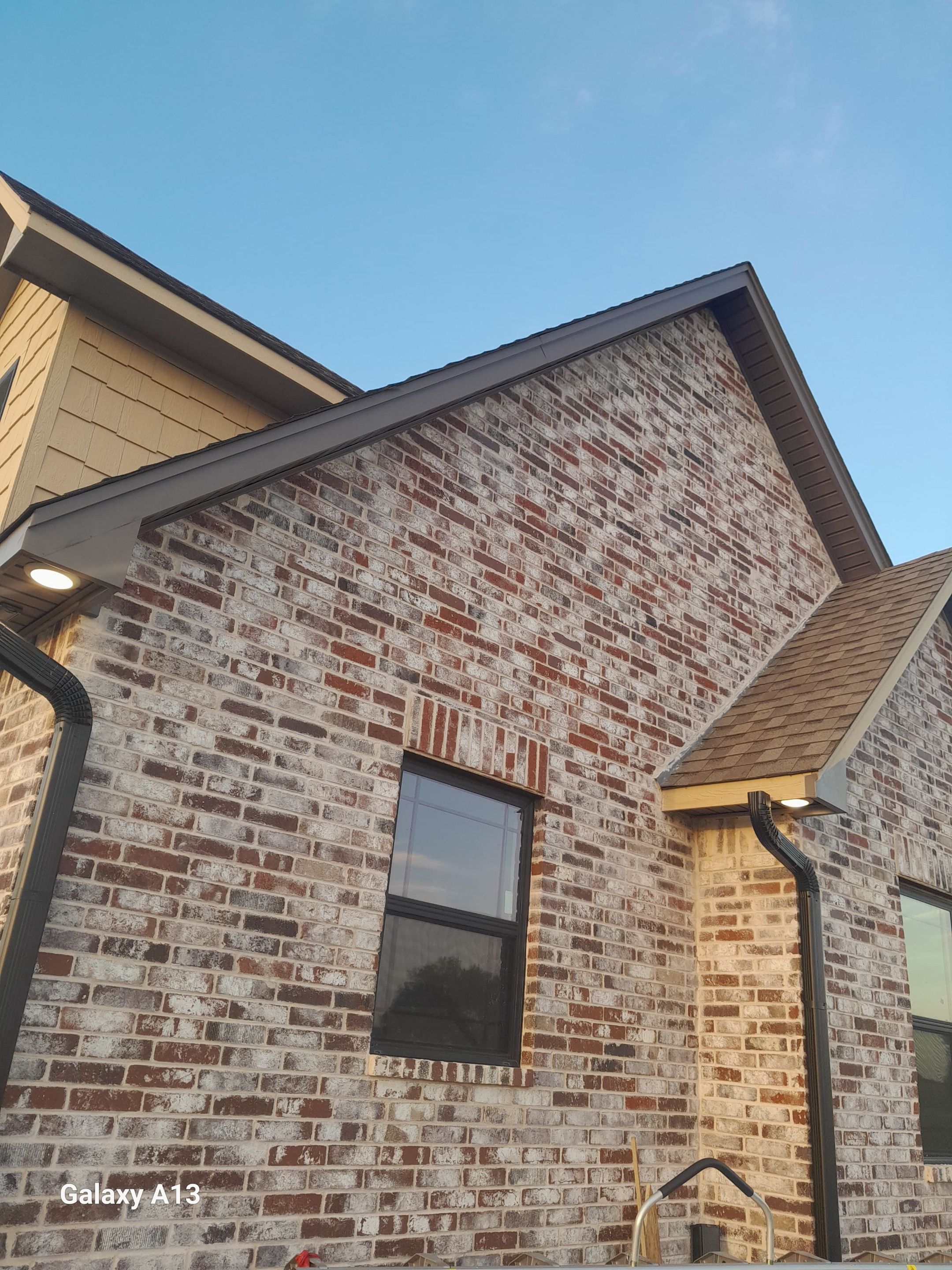 Fascia and door frames wrapped with PVC coil & soffit installation by In & Out Construction & Remodeling, LLC