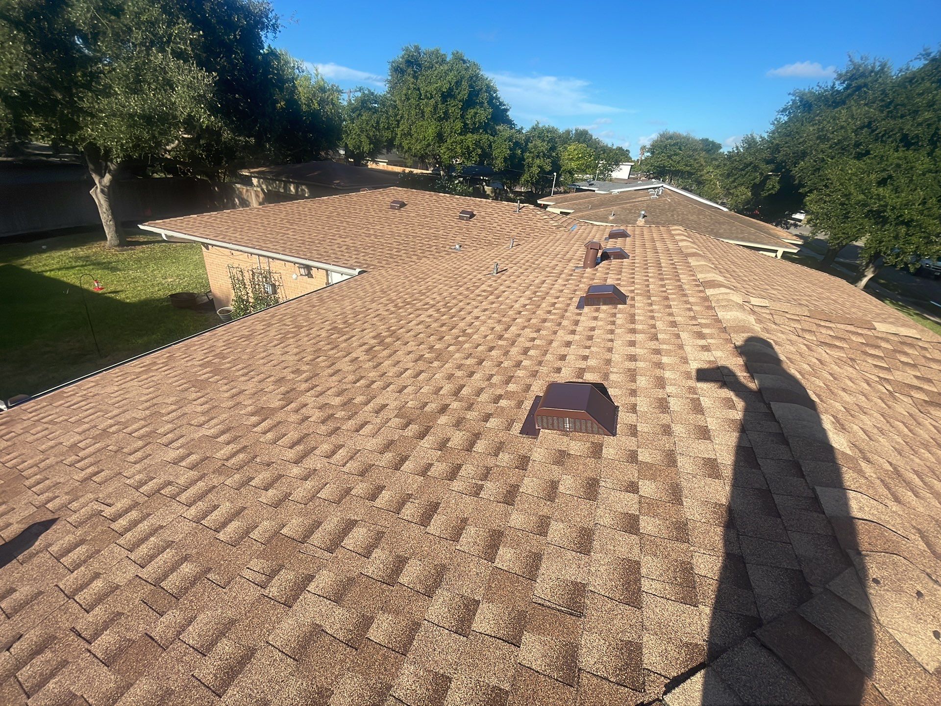 Residential Roofing Installation using GAF HDZ Shakewood by Lighthouse Roofing