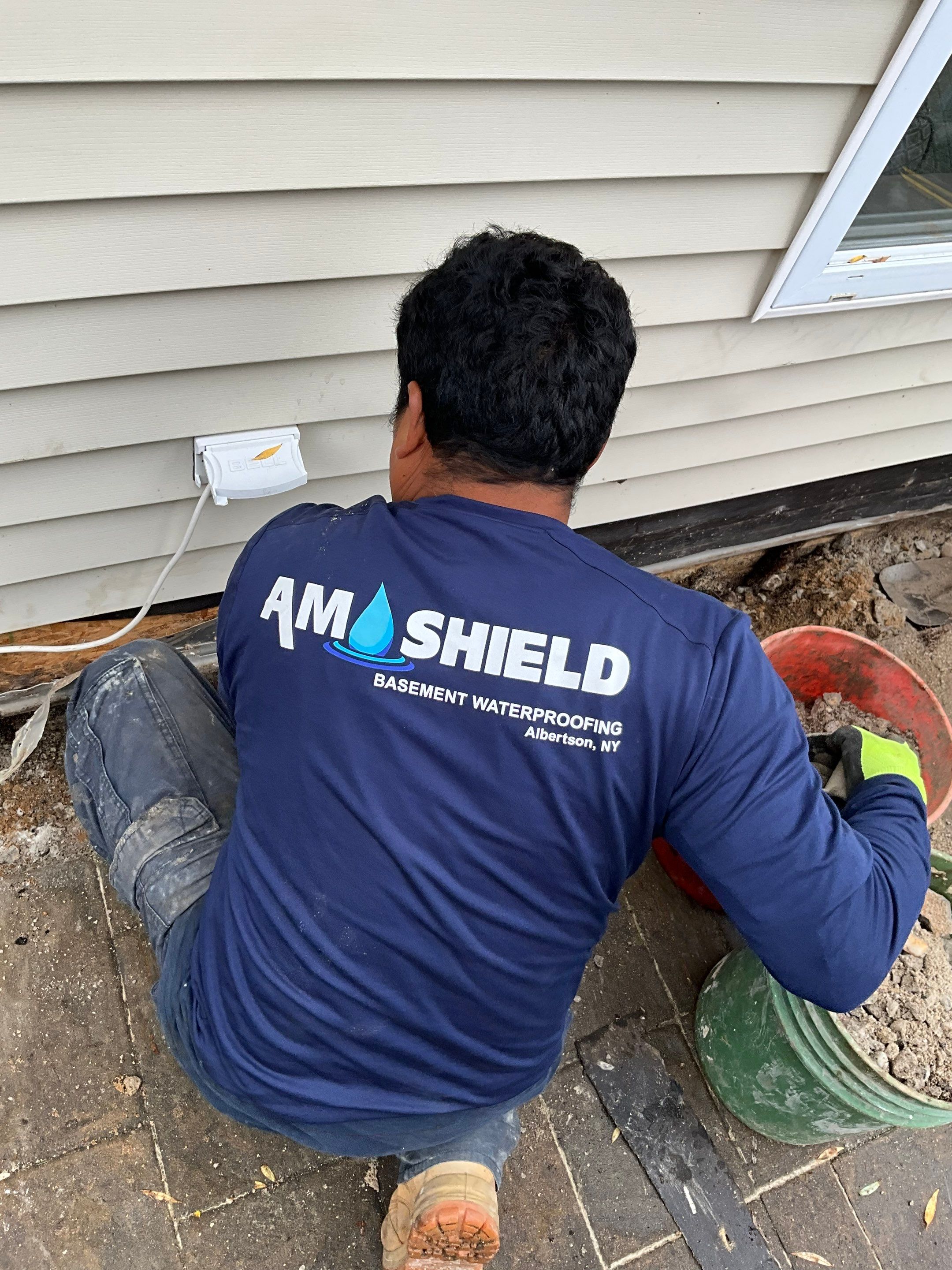 Gothic Cir • Manorville, NY 11949 by A.M. Shield Waterproofing, Corp.