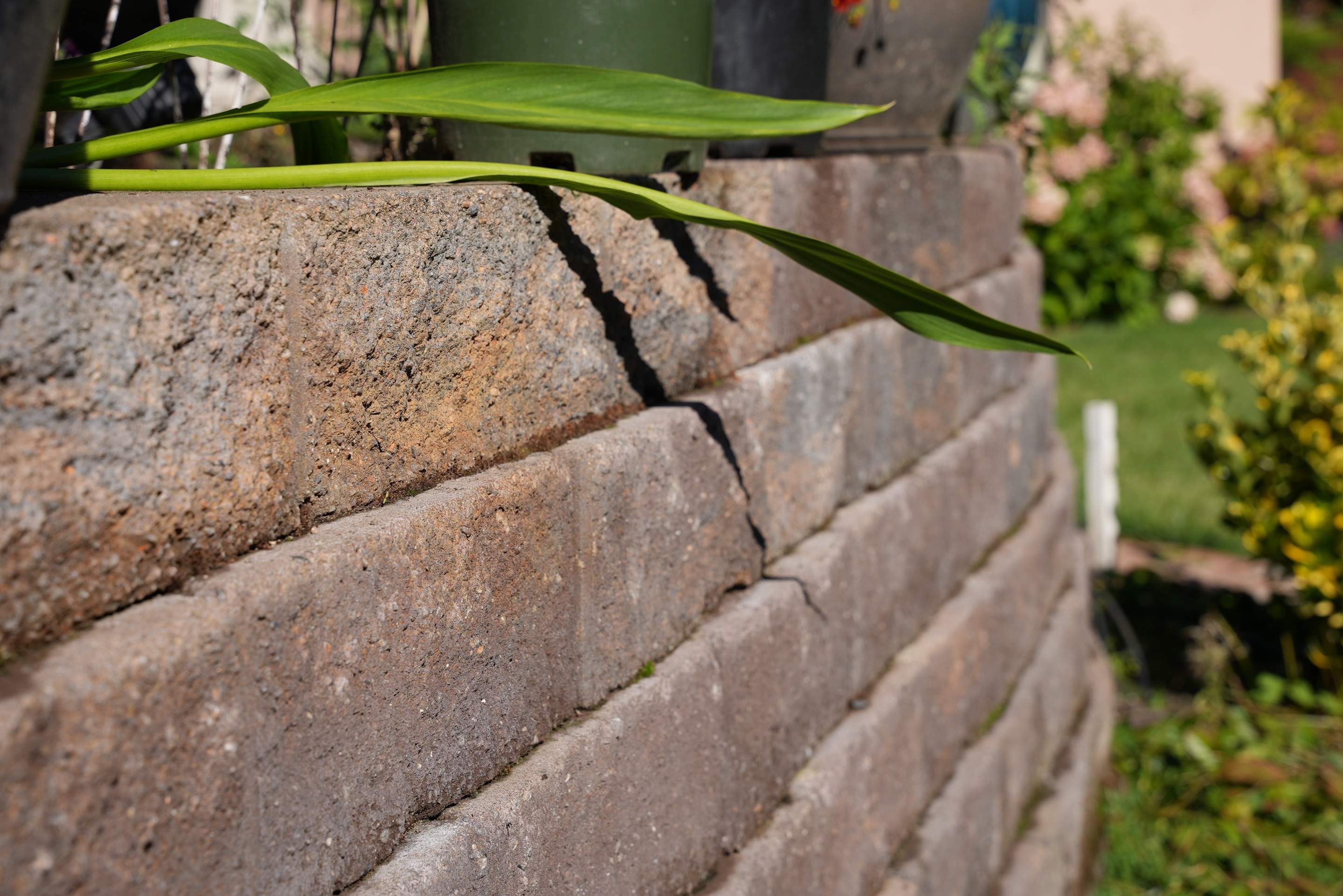 Mehta | Tiled Driveway with Sealer & Retaining Wall  by Jireh Asphalt & Concrete Inc 