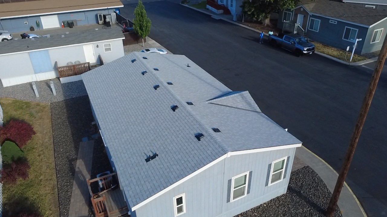 Architectural Asphalt Shingle Roof Replacement in Cosmic Lane  Richland, WA 99352  The Denali System - Certainteed Landmark - Silver Birch  by Alpine Roofing