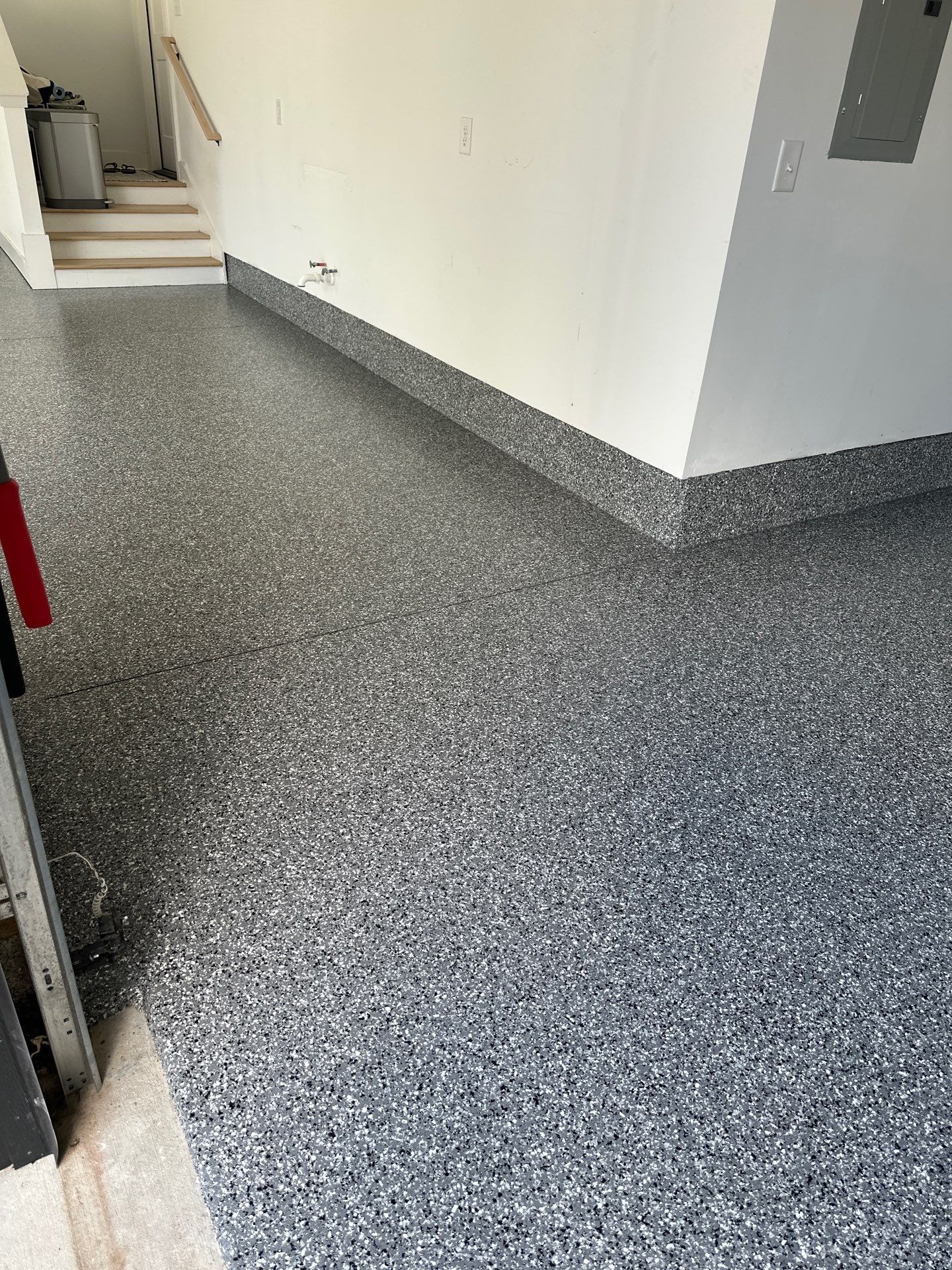 Garage Floor Coating using Wombat by My Garage Floor Guys