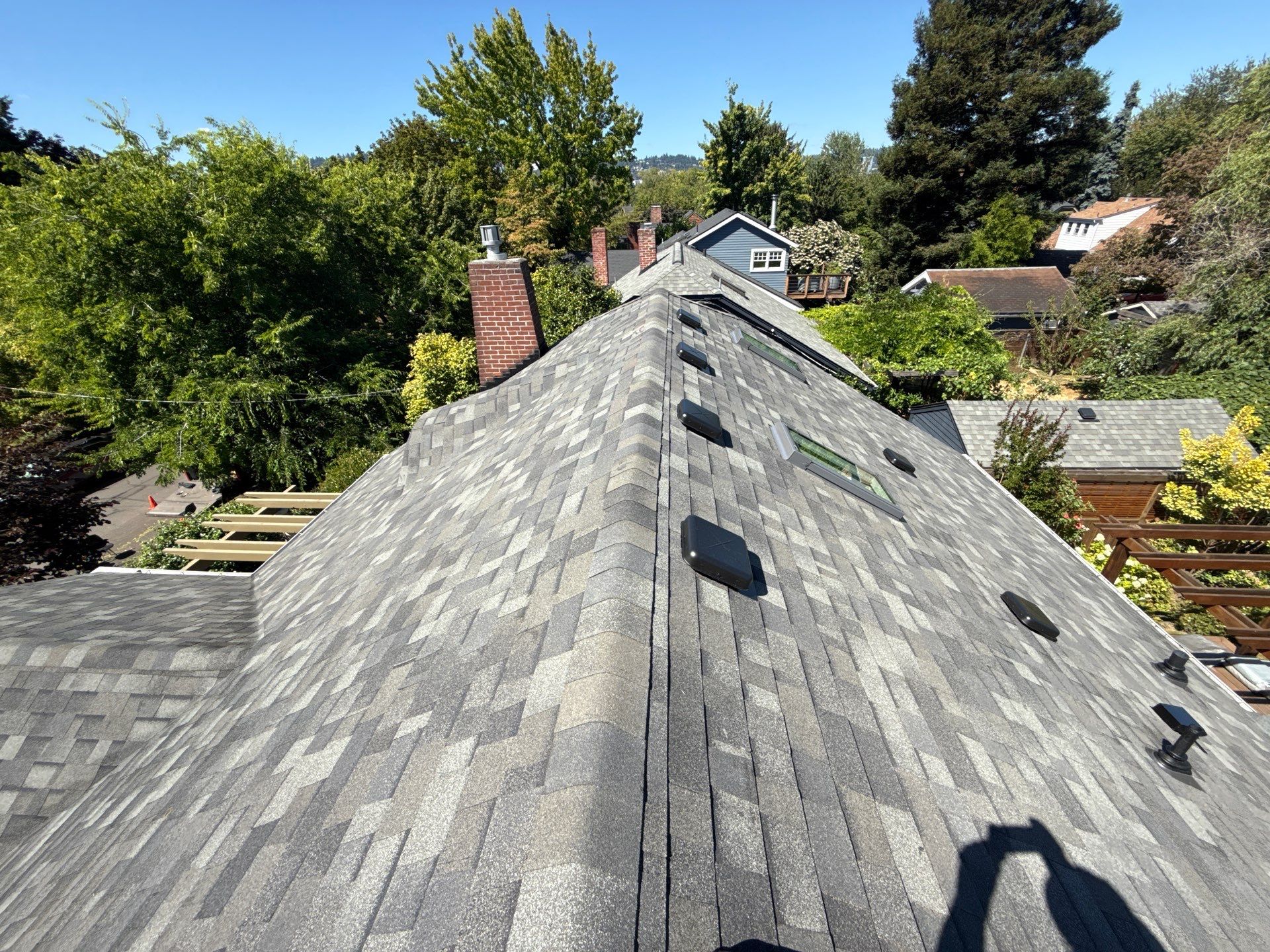 Project in Portland by Tom Leach Roofing