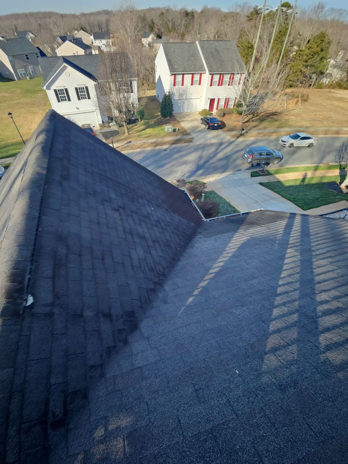 Roof replacement by hail damage by Just Brilliant Restoration JBR