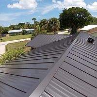 24ga 1" Nail-Strip Dark Bronze by Total Roofing System The Metal Roof Experts