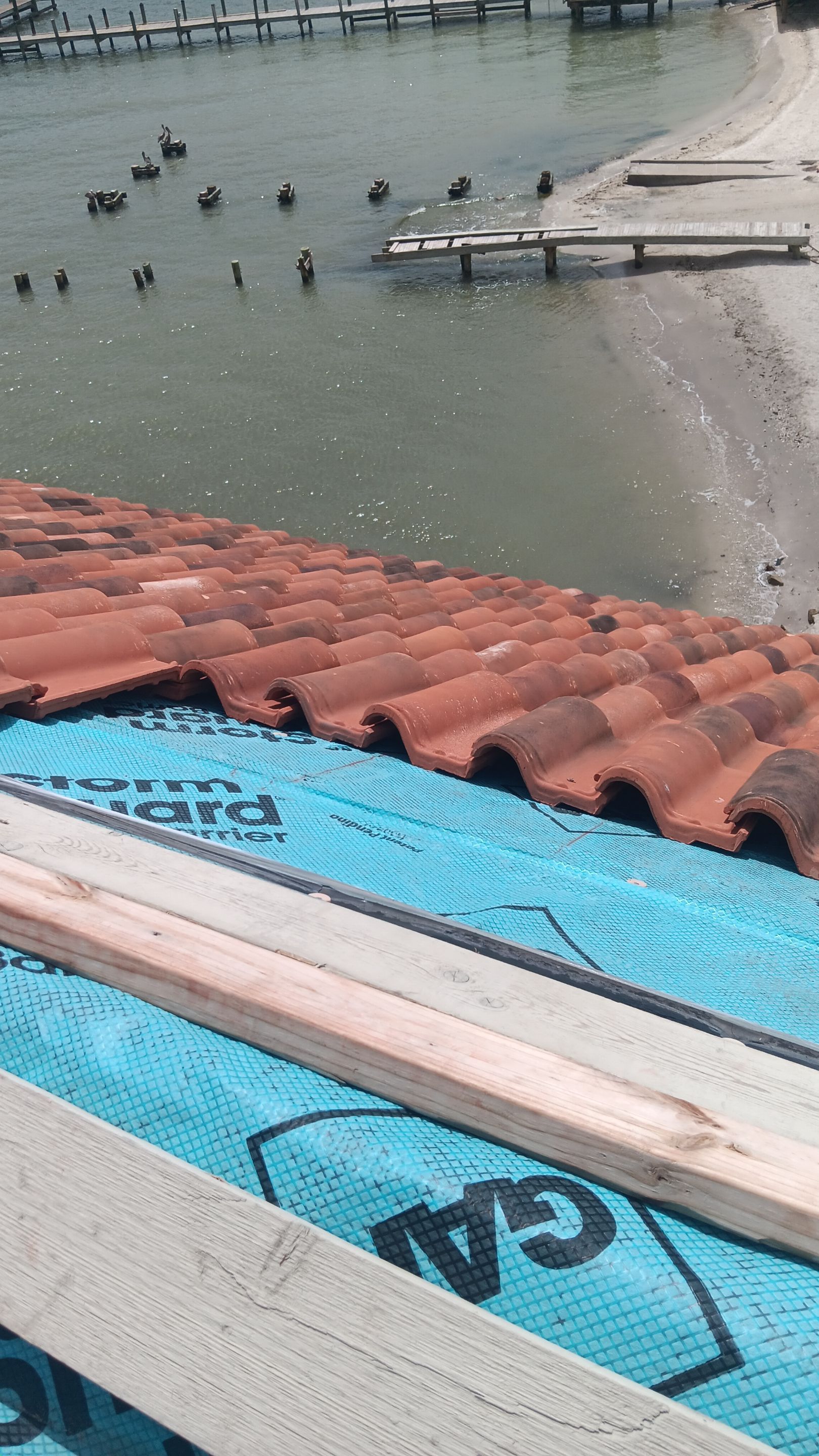 Residential Roofing Repair using tile by Roof Repair Company