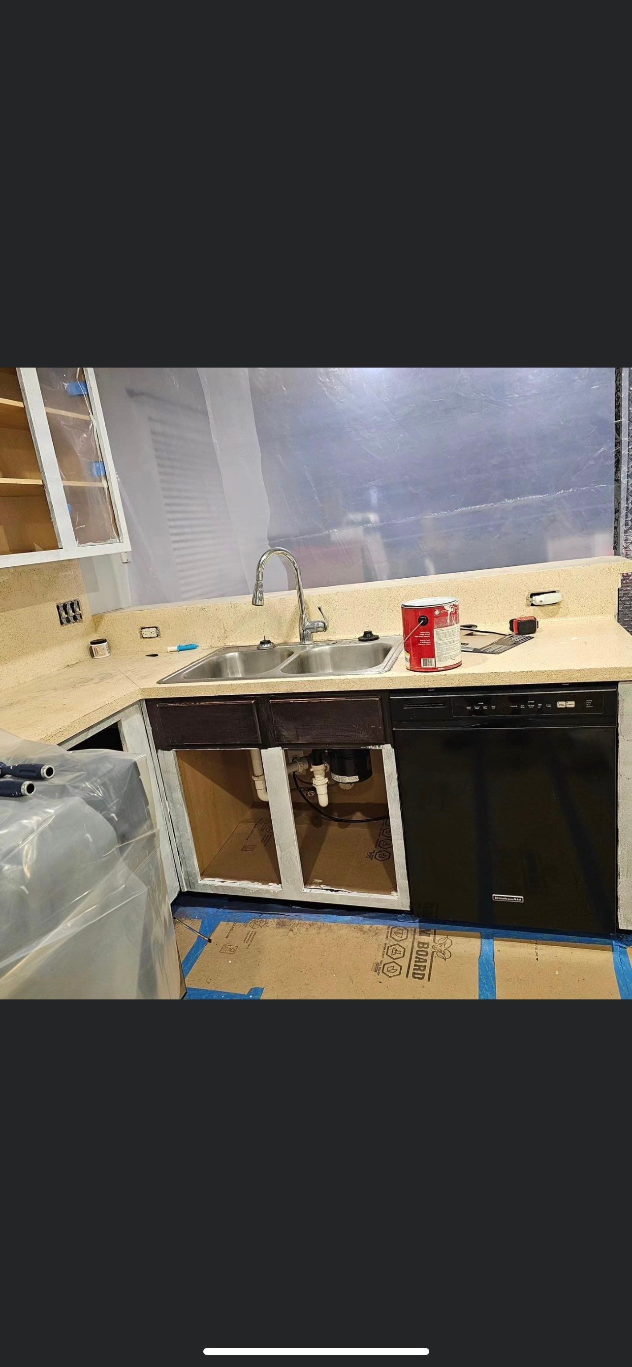 Modern Kitchen Remodel with Blue Cabinetry by Majesty Construction