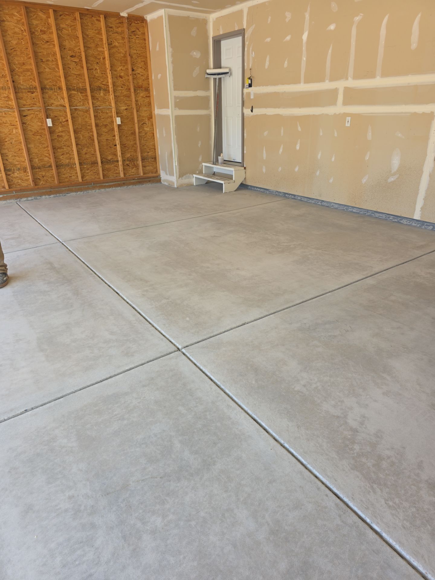 Garage Transformation using Slate Hybrid 1/16" by Croc Coatings, LLC