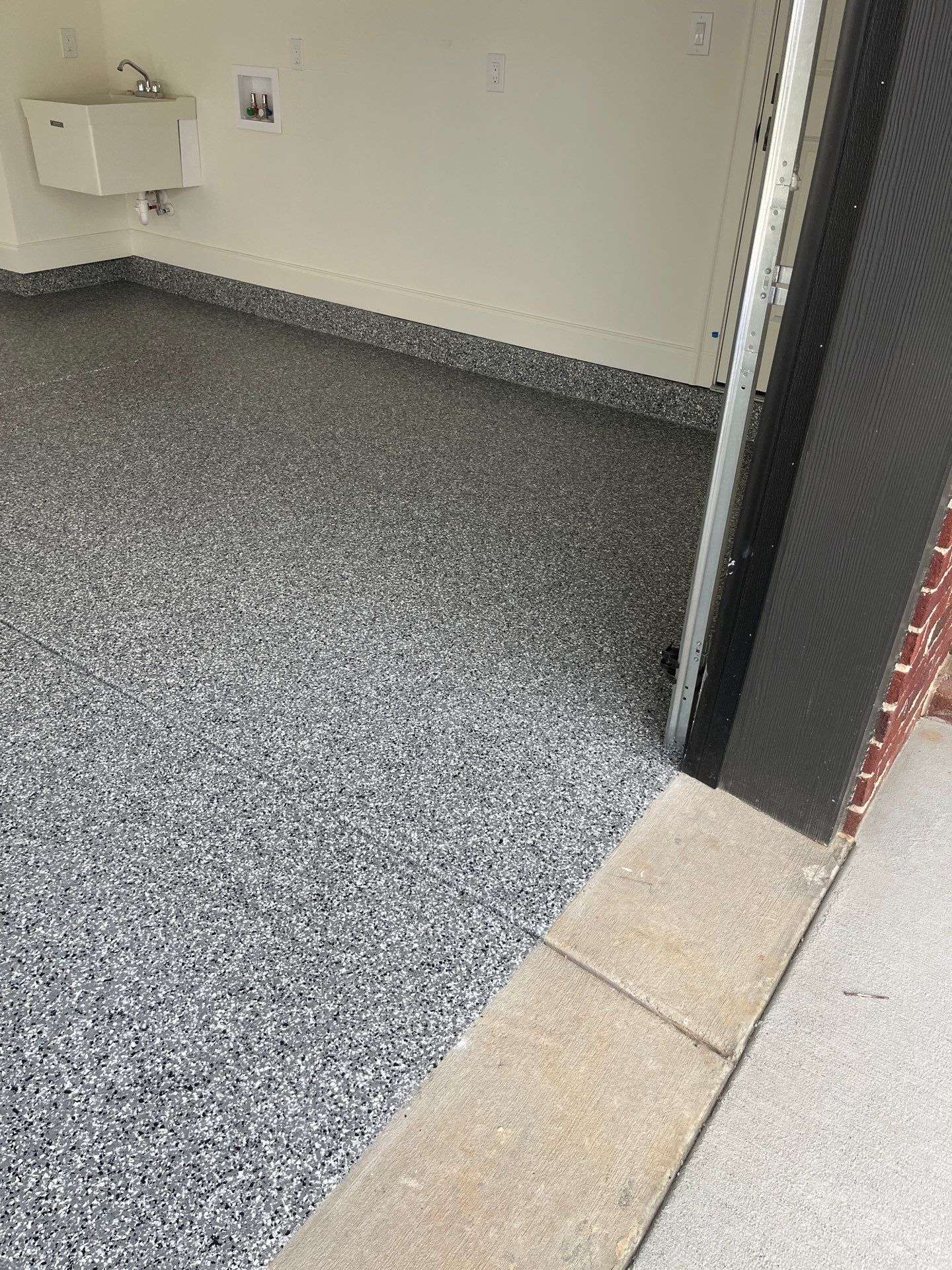 Garage Floor Coating using Wombat by My Garage Floor Guys