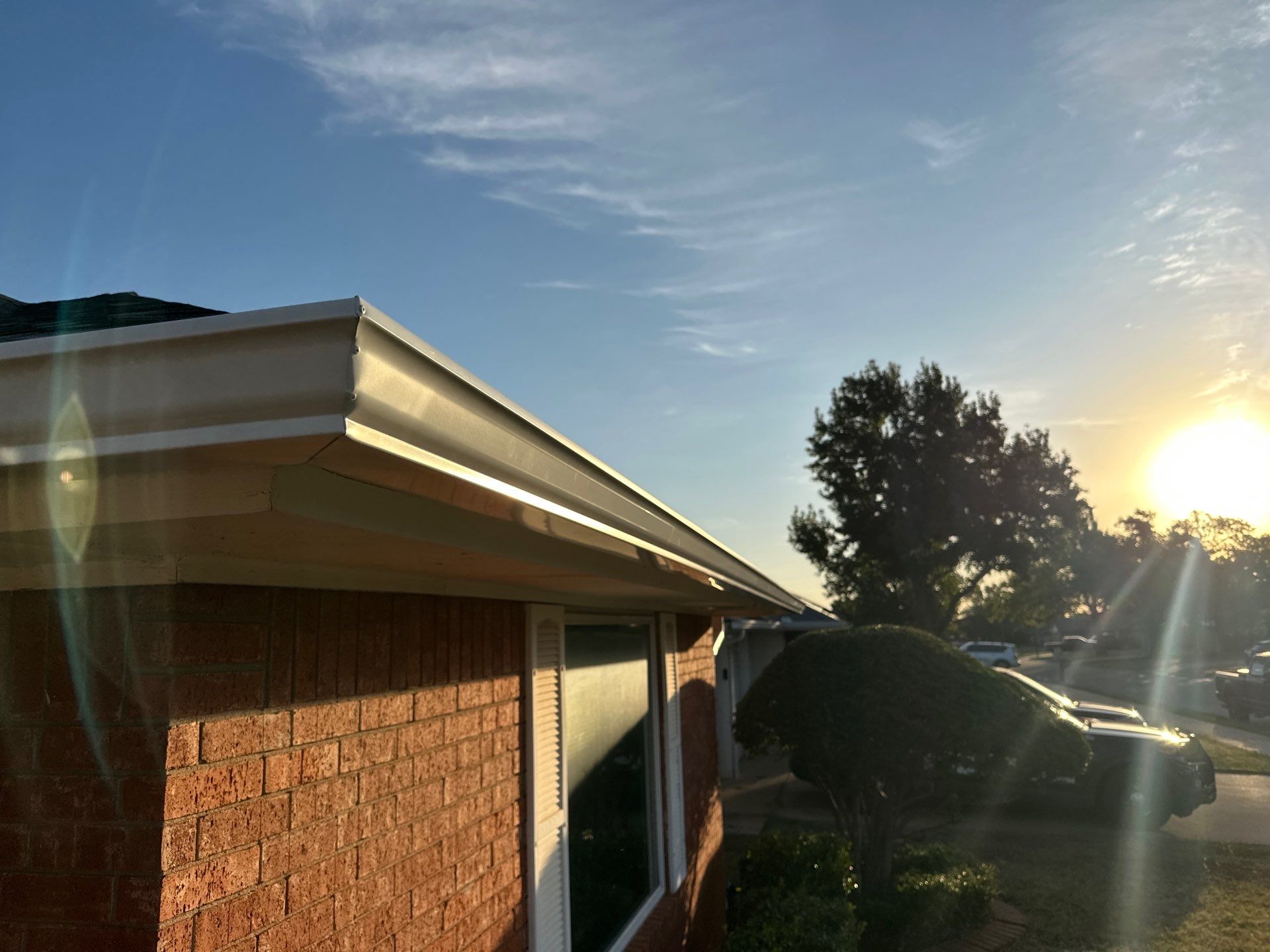 roof rplacment & gutter installation in Oklahoma City by McCann's Roofing and Construction
