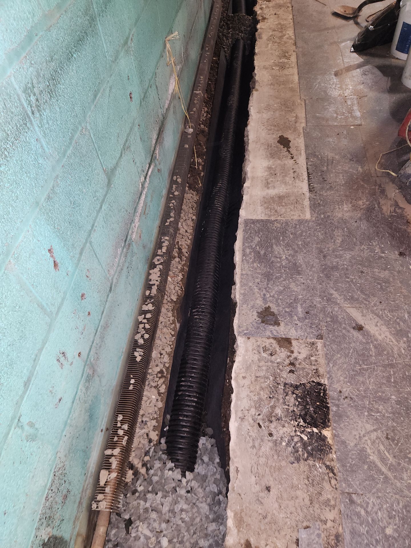 Interior French Drain Newark, NJ by Pure Service Pro, LLC 