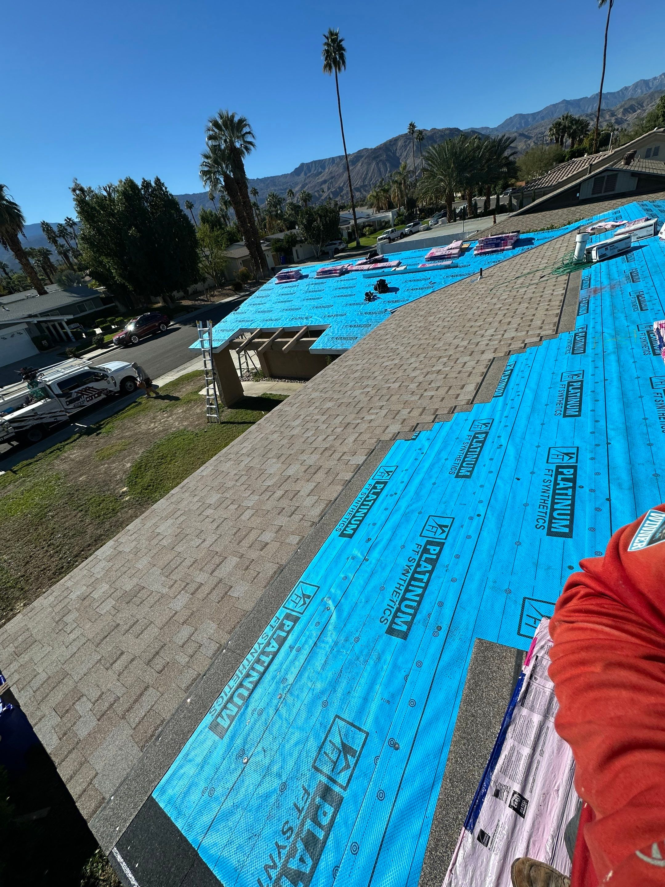Project in Palm Desert by Desert Roof Concepts