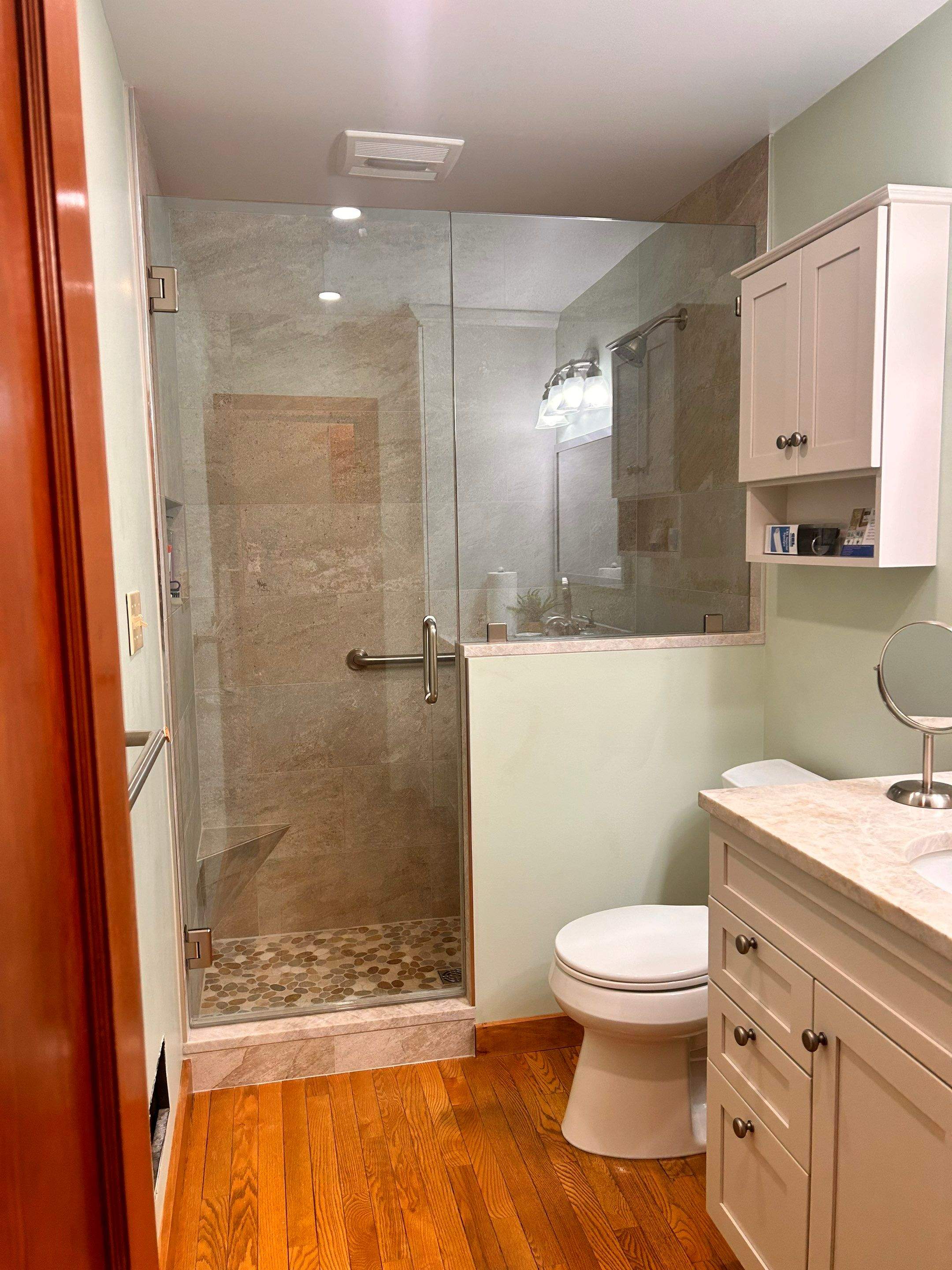 Frameless Shower Enclosure by Cheshire Glass Company
