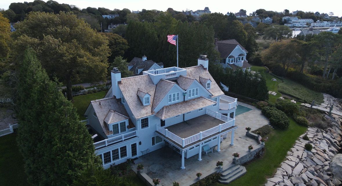 Watch Hill Private Residence - Red Cedar, Copper & Flat Roof by Rinaldi Brothers
