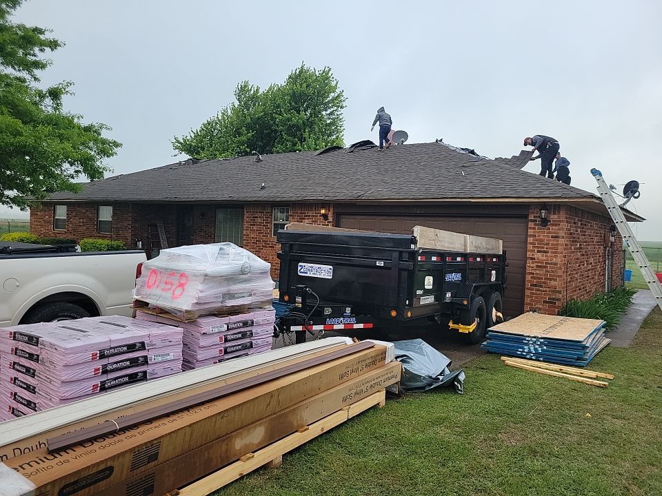 Roof Siding Replacement in Minco, OK by Z Construction & Roofing, LLC