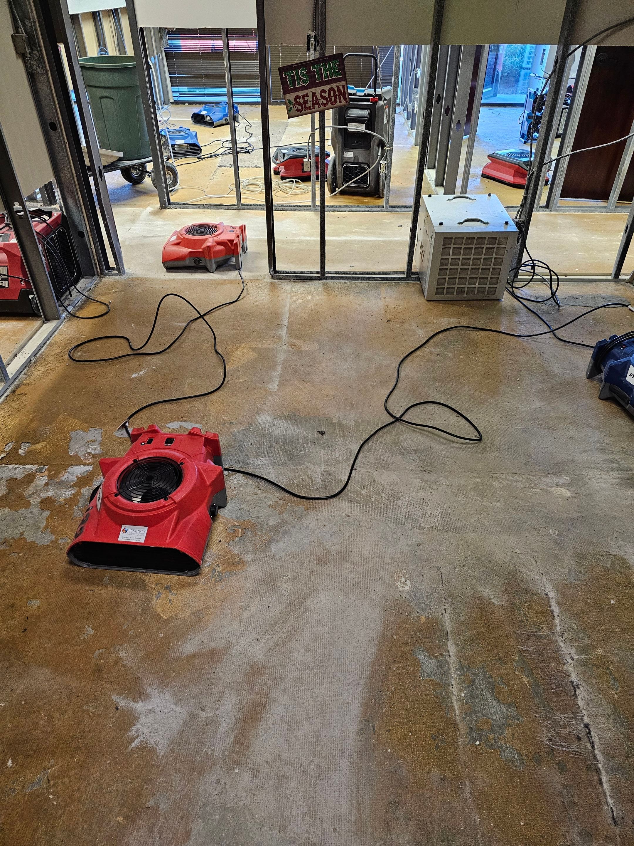 Commercial Fire and Flood Damage  by Serenity Restoration