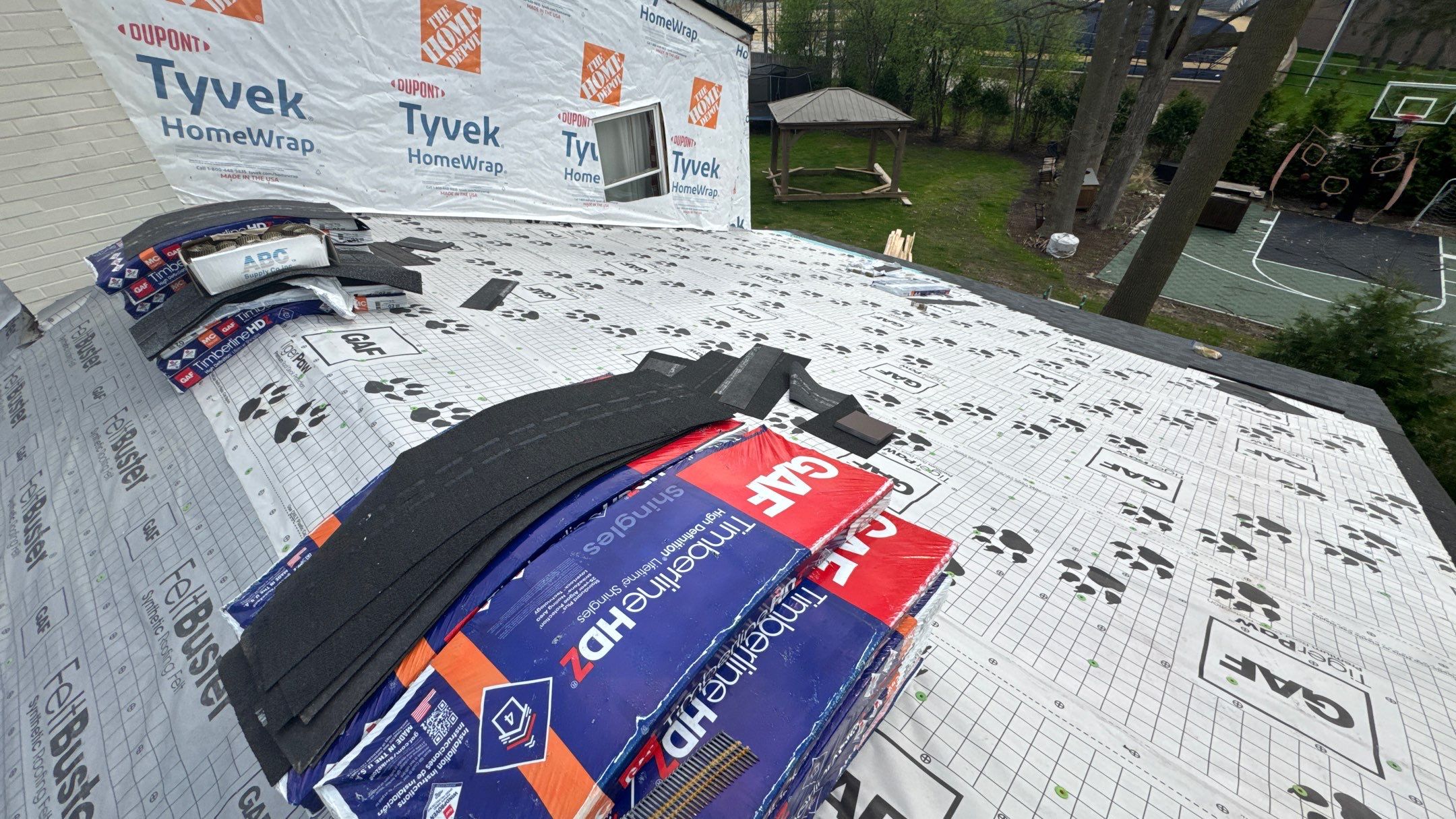 Siding Replacement using Hardie Plank S8 1/4"  Arctic White by 180 Contractors