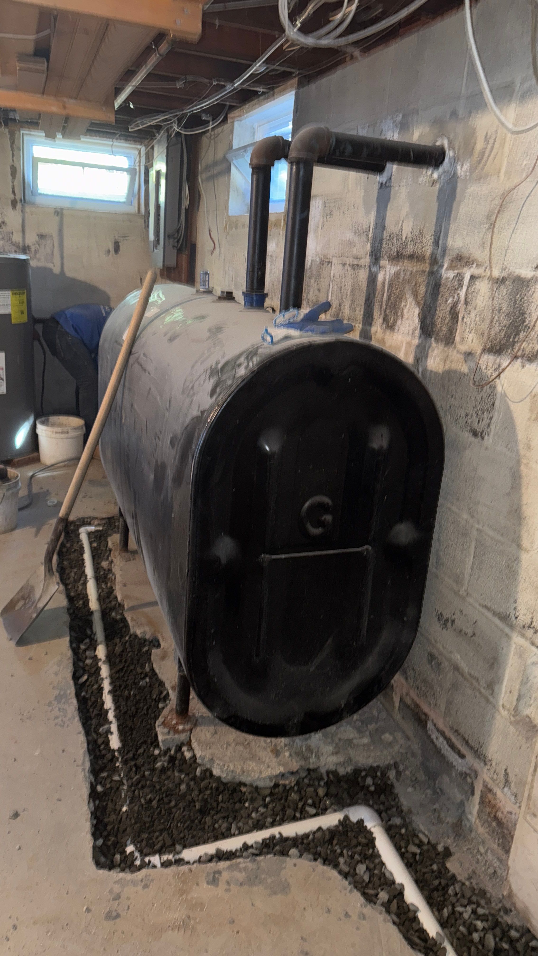 Interior French Drain Washington Township, NJ by Pure Service Pro, LLC 
