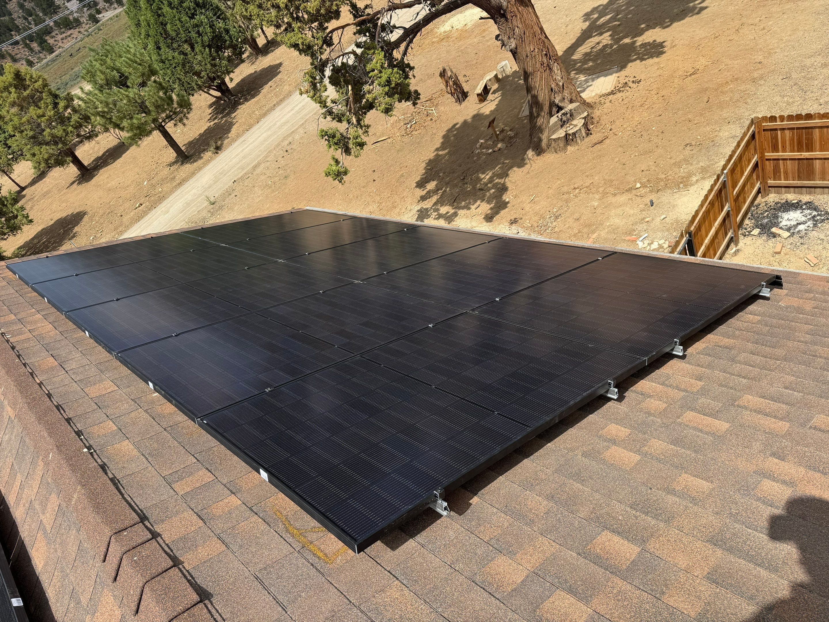 Big Bear Solar Power Installation with Tesla Powerwall by VIBE SOLAR